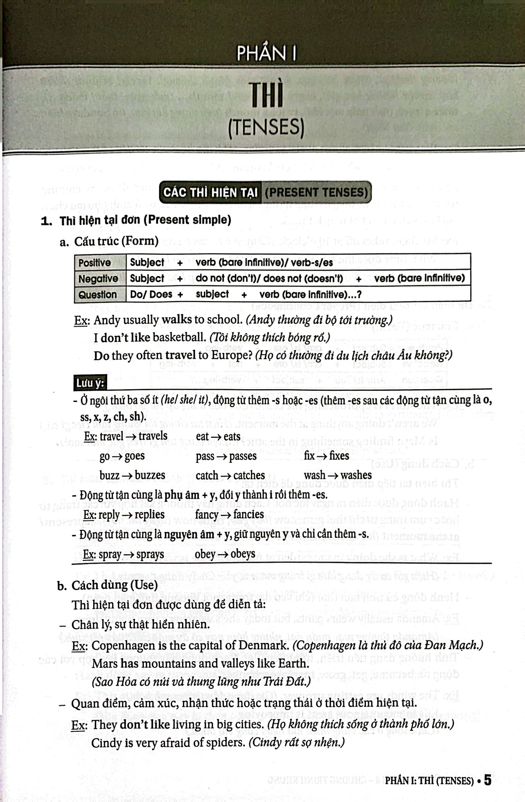 ngữ pháp tiếng anh lớp 8 (theo chương trình khung của bộ giáo dục và đào tạo) - Ảnh 6