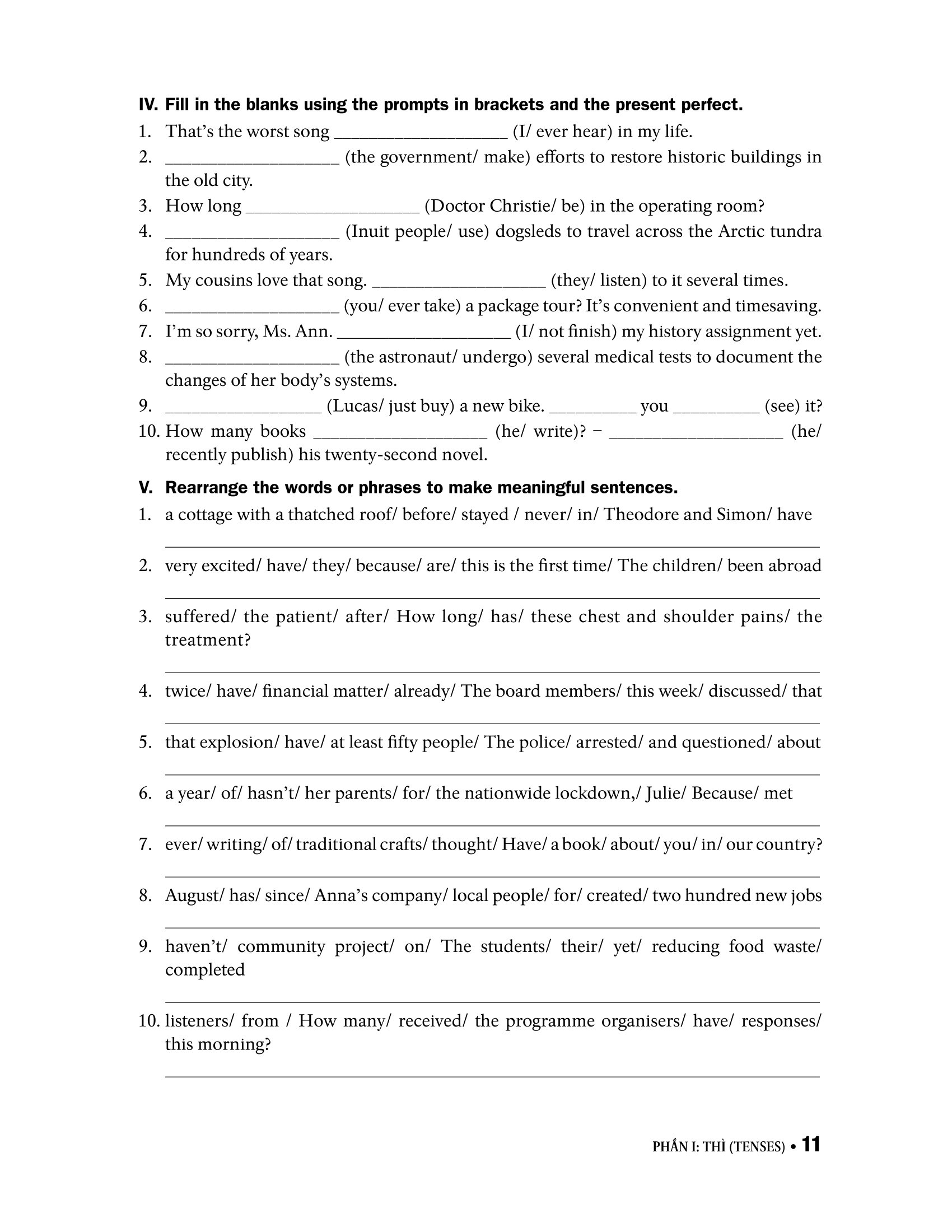 ngữ pháp tiếng anh lớp 9 - theo chương trình khung của bộ gd&đt - Ảnh 12