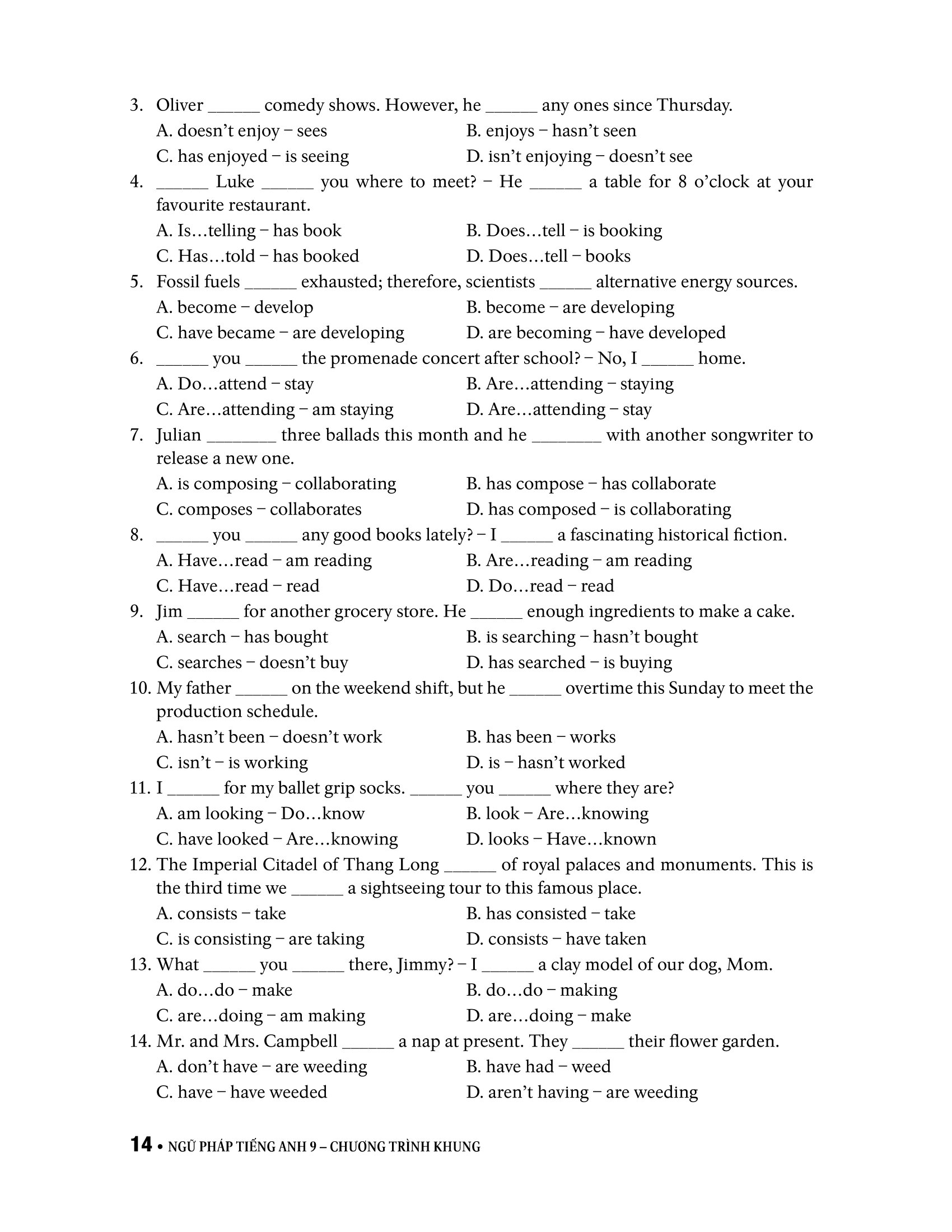 ngữ pháp tiếng anh lớp 9 - theo chương trình khung của bộ gd&đt - Ảnh 15