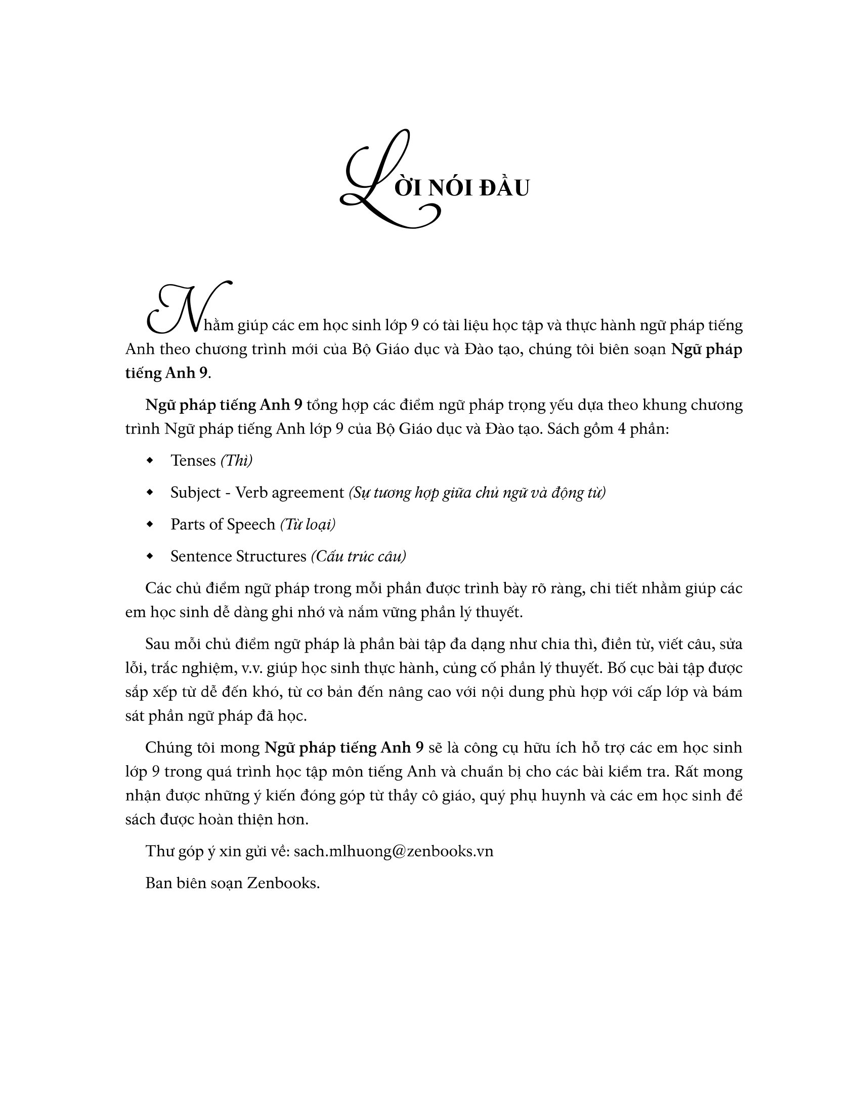 ngữ pháp tiếng anh lớp 9 - theo chương trình khung của bộ gd&đt - Ảnh 4