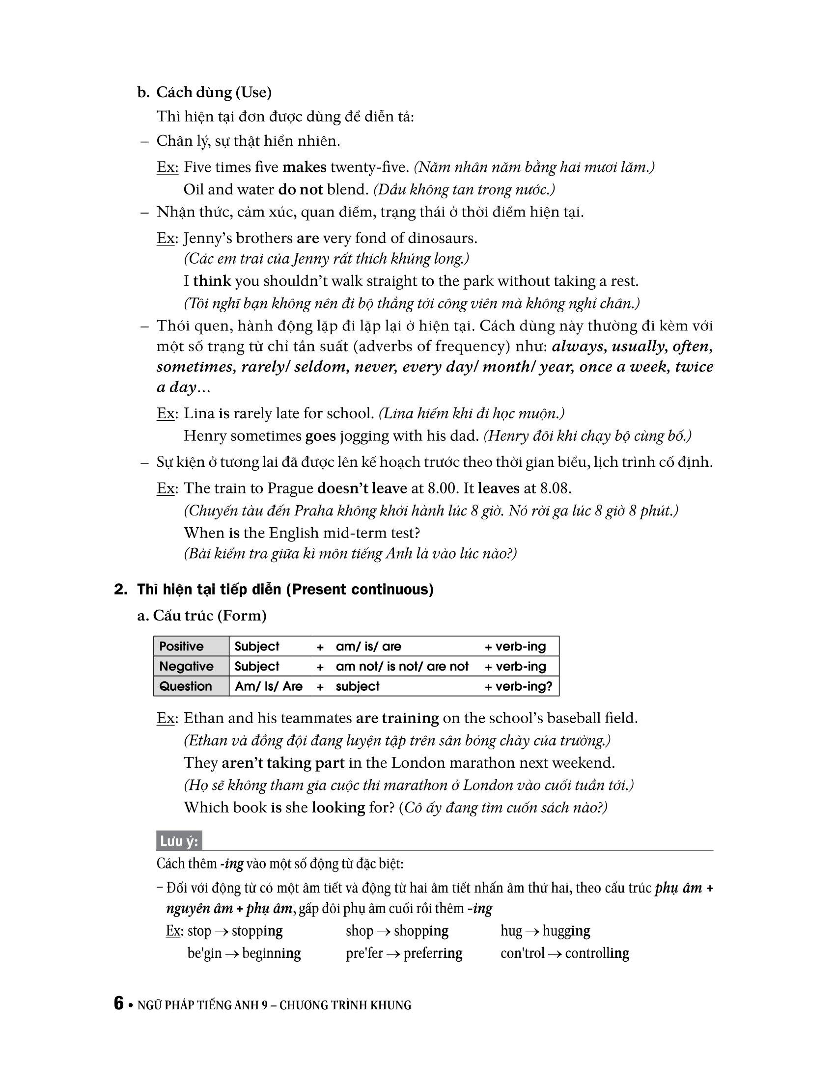 ngữ pháp tiếng anh lớp 9 - theo chương trình khung của bộ gd&đt - Ảnh 7