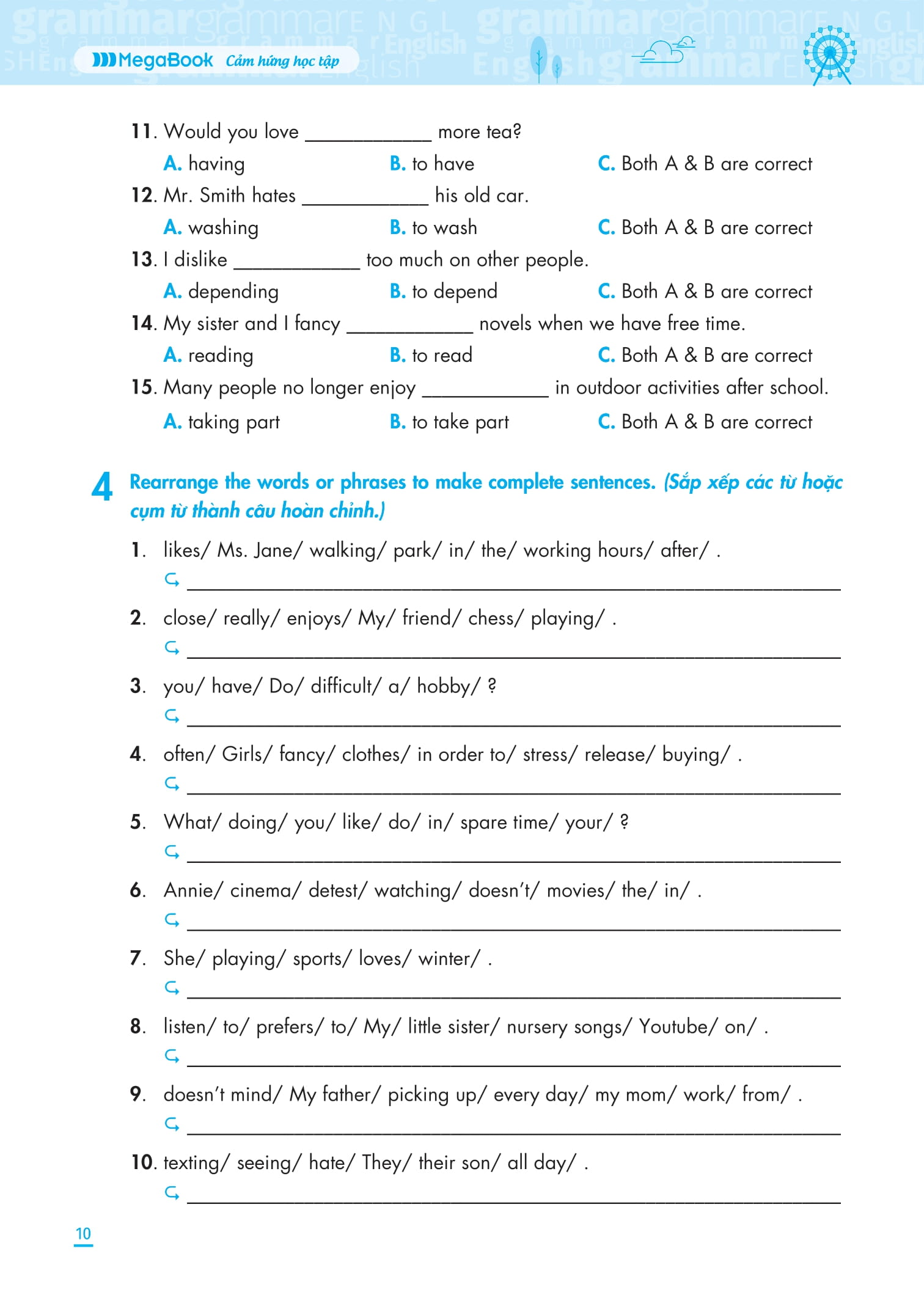 ngữ pháp tiếng anh nâng cao 8 - tập 1 (theo chương trình giáo dục global success) - Ảnh 11