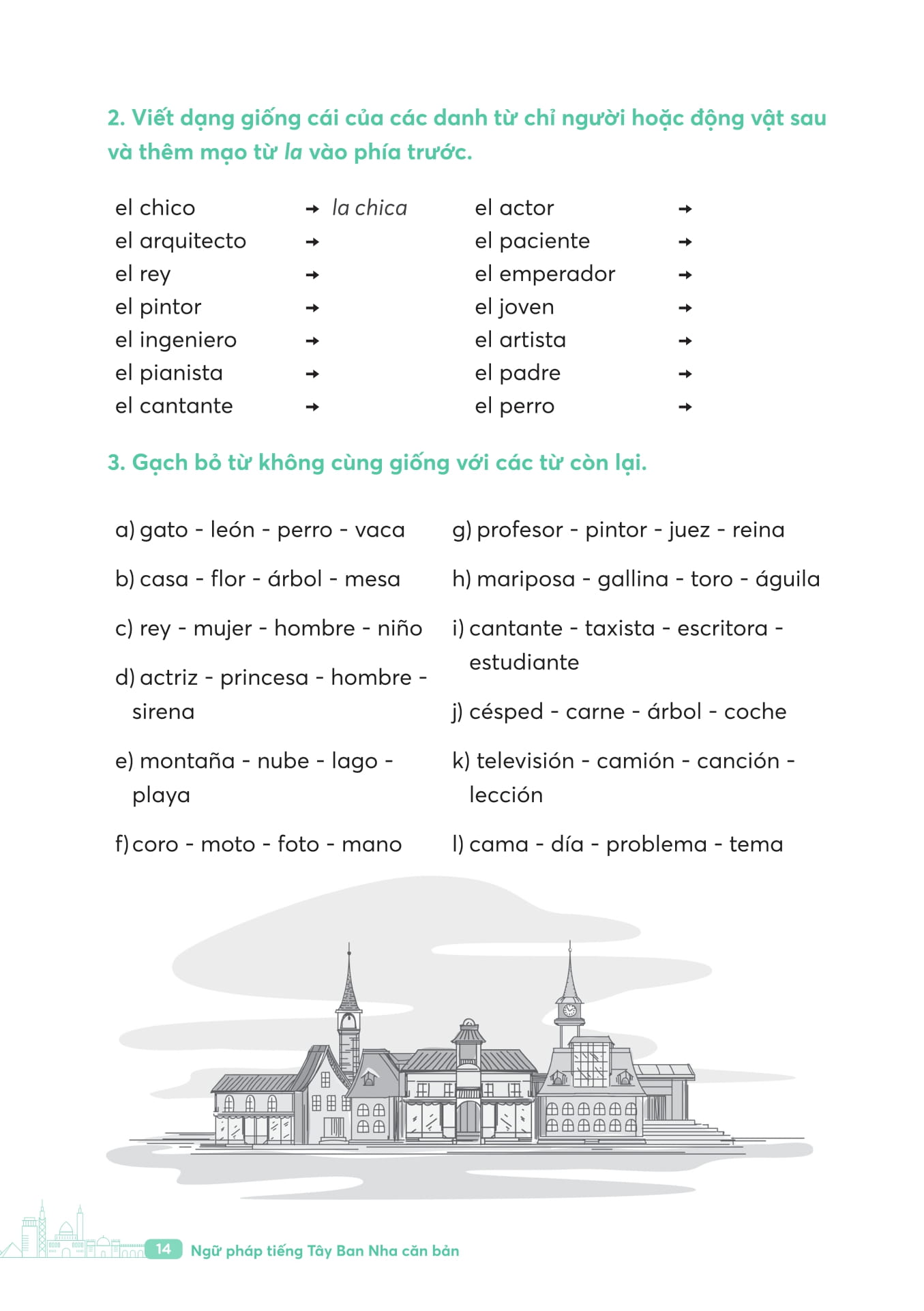 Ngữ Pháp Tiếng Tây Ban Nha Căn Bản - Ảnh 10