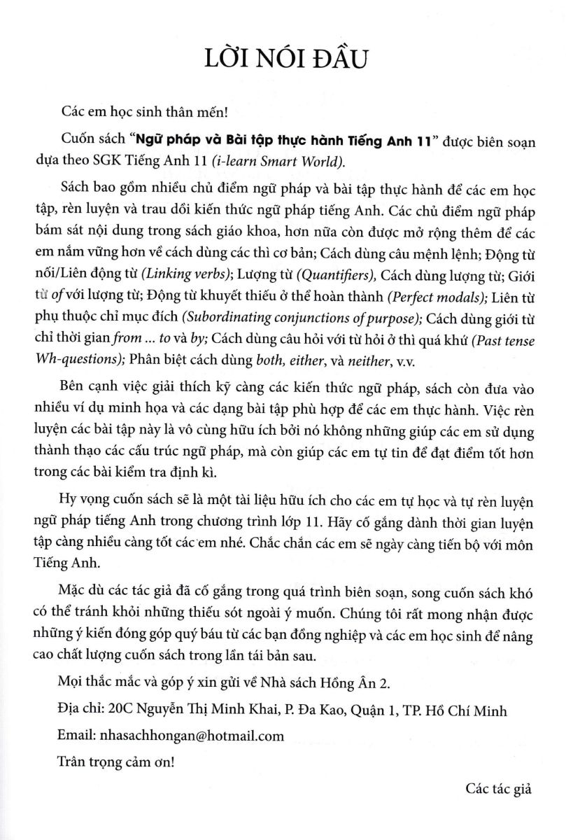 ngữ pháp và bài tập thực hành tiếng anh 11 (bám sát sgk i-learn smart world) - Ảnh 3