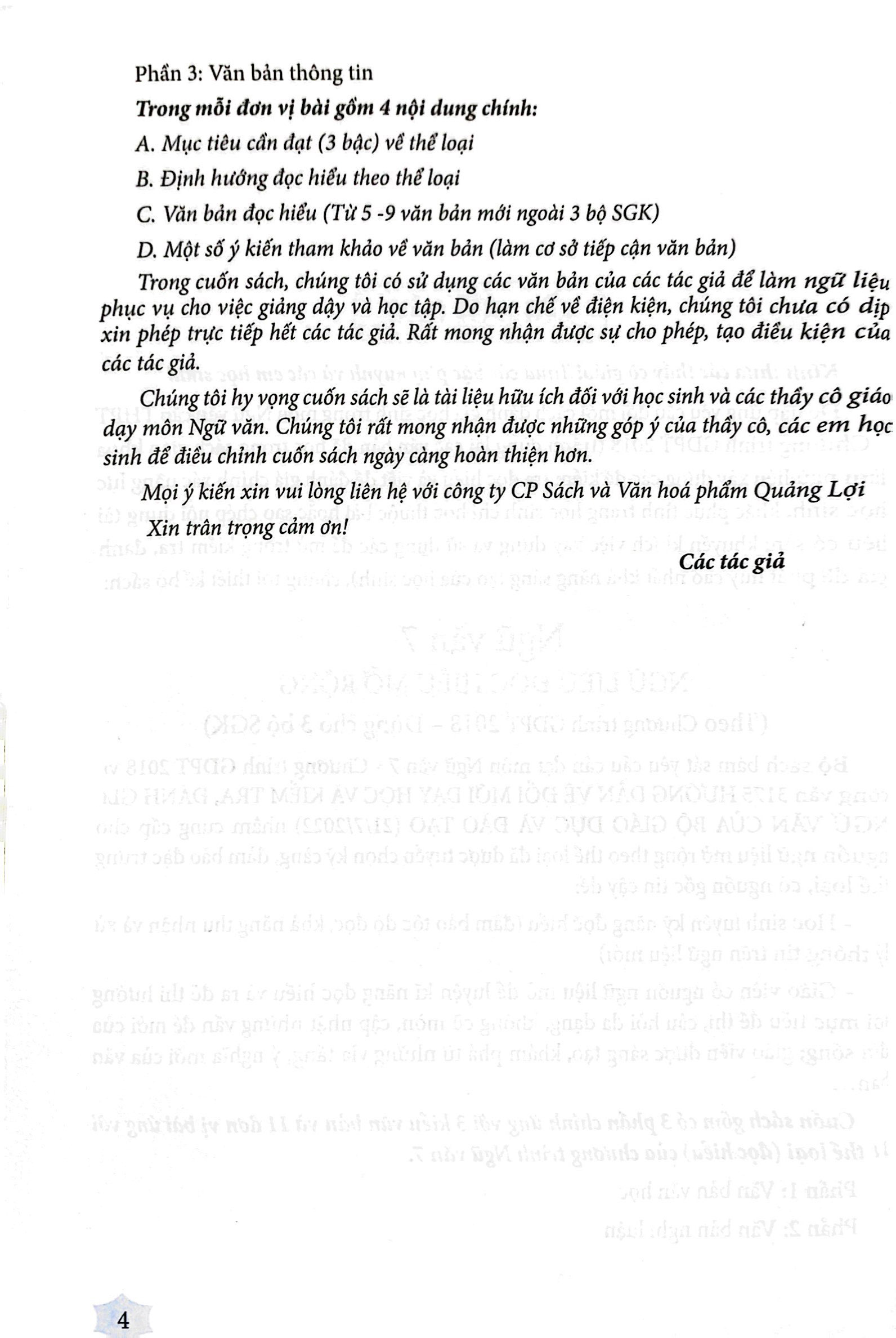 Ngu Van 7 - Ngu Lieu Doc Hieu Mo Rong (Theo Chuong Trinh Giao Duc Pho Thong 2018) - Ảnh 4