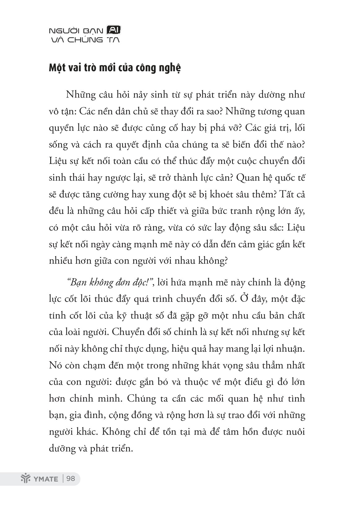 Người Bạn AI Và Chúng Ta - Triết Học Về Một Tương Lai Đáng Sống Giữa Con Người Và Công Nghệ - Ảnh 11
