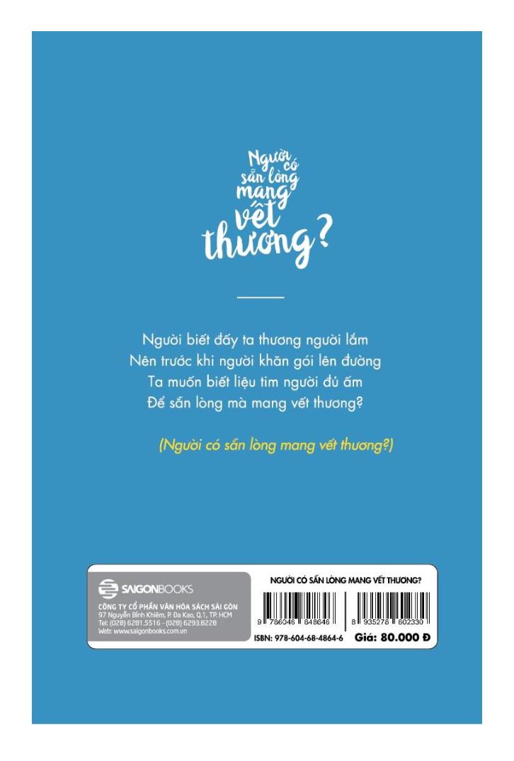 người có sẵn lòng mang vết thương? - Ảnh 19