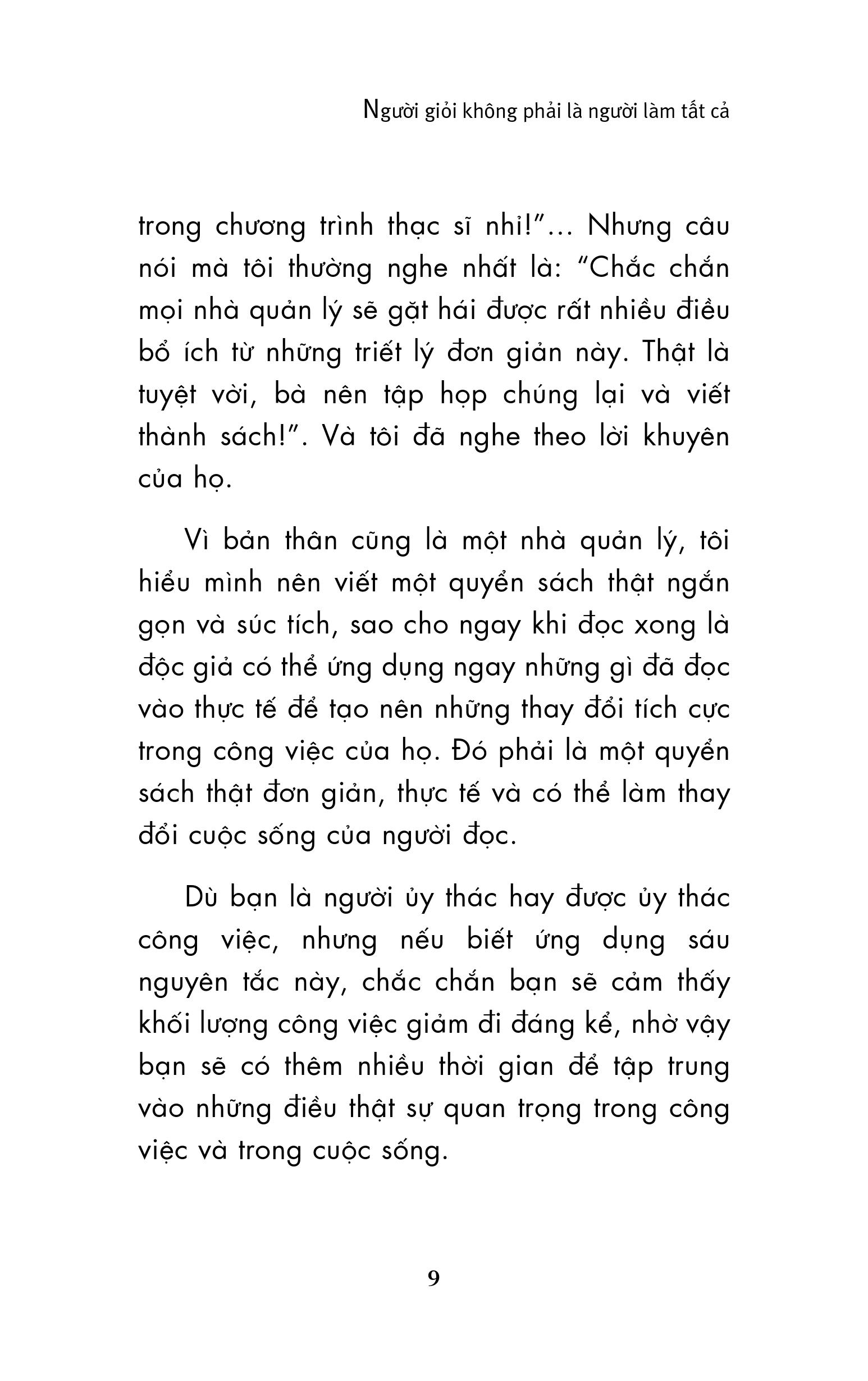 người giỏi không phải là người làm tất cả - Ảnh 4
