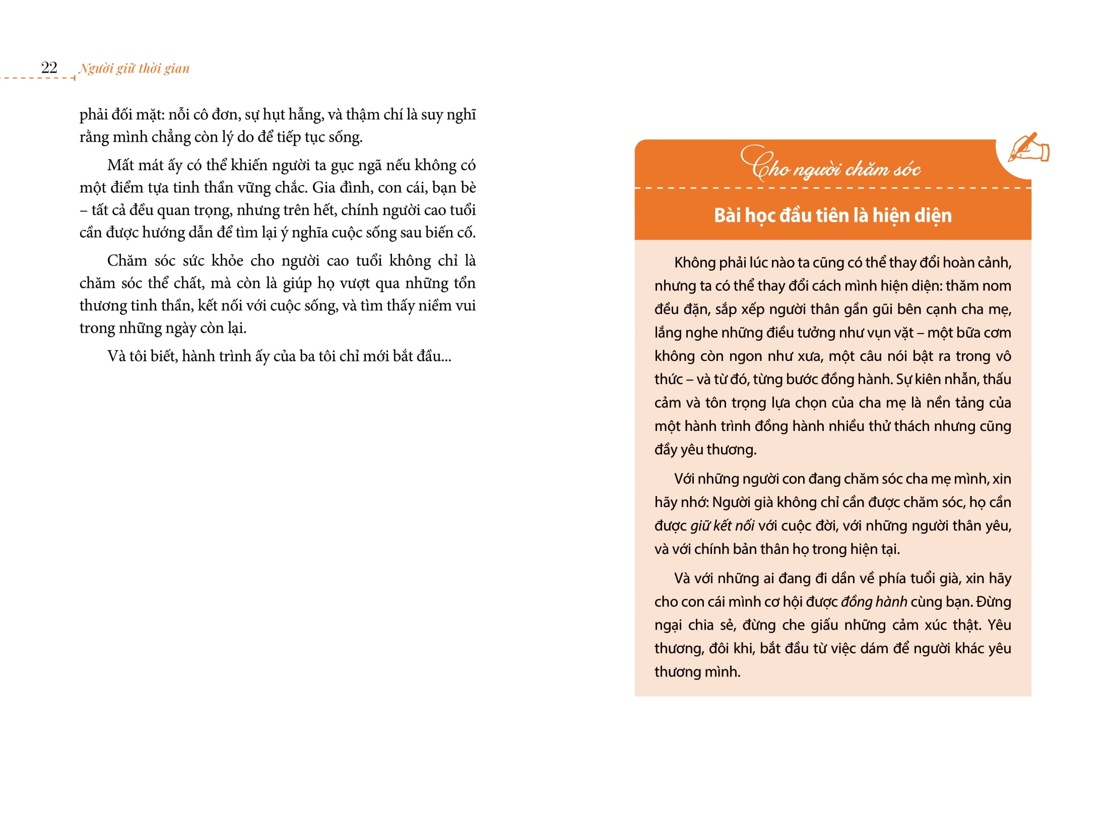 Người Giữ Thời Gian - Bí Quyết Giúp Cha Mẹ An Nhiên Tuổi Vàng - Ảnh 16