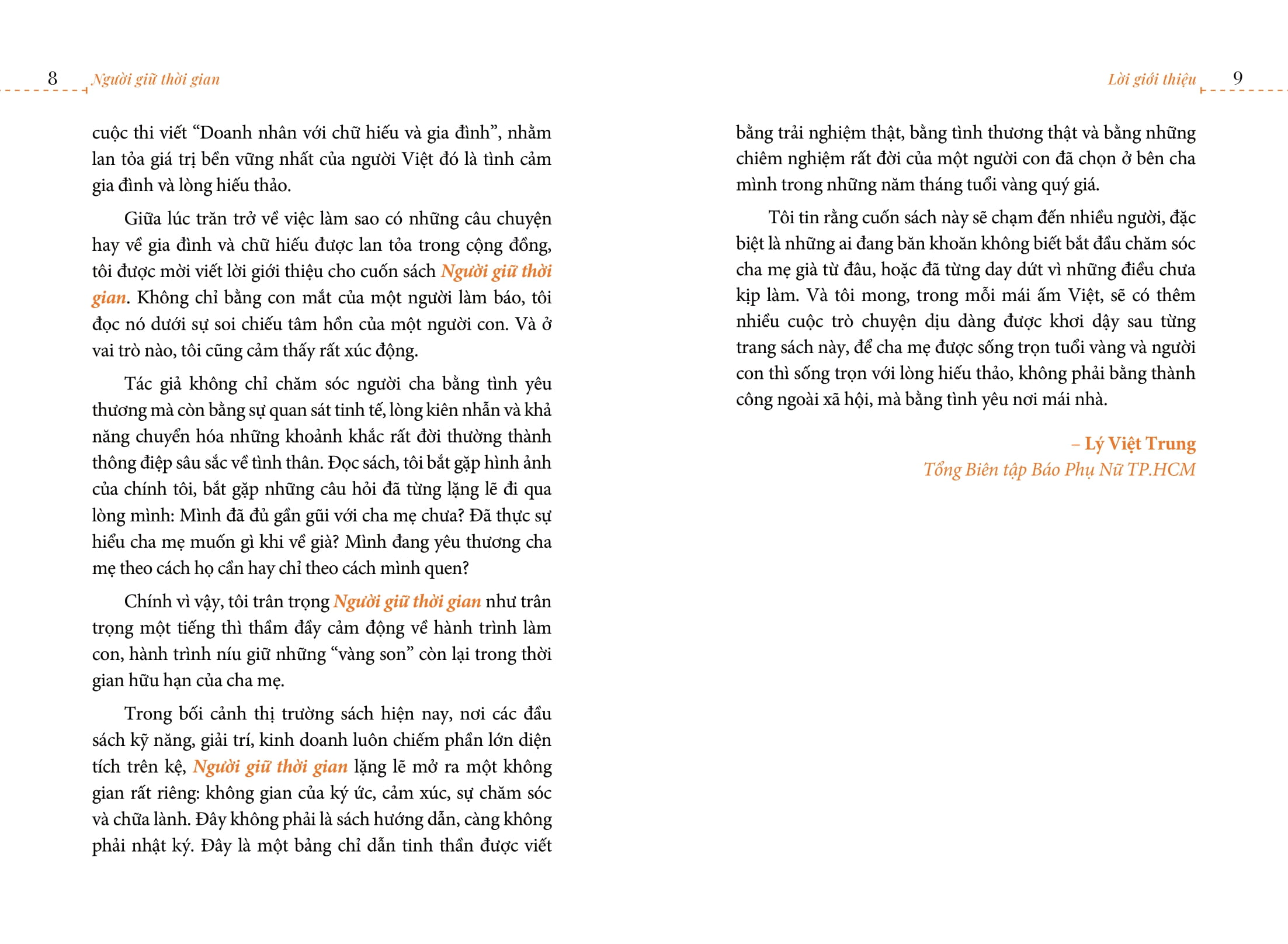 Người Giữ Thời Gian - Bí Quyết Giúp Cha Mẹ An Nhiên Tuổi Vàng - Ảnh 9