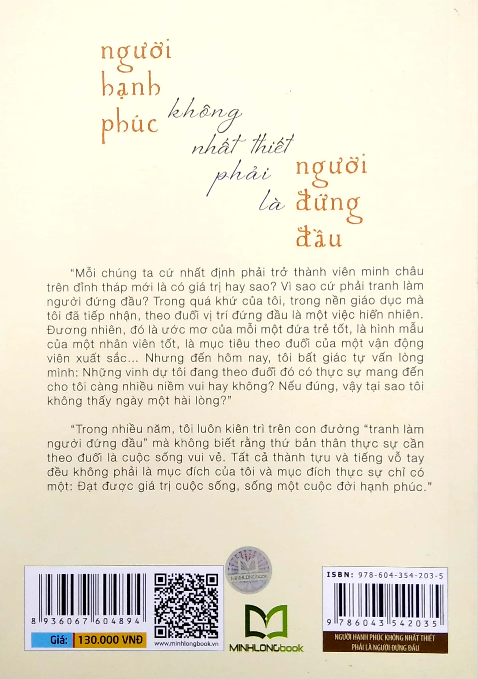 người hạnh phúc không nhất thiết phải là người đứng đầu - Ảnh 6