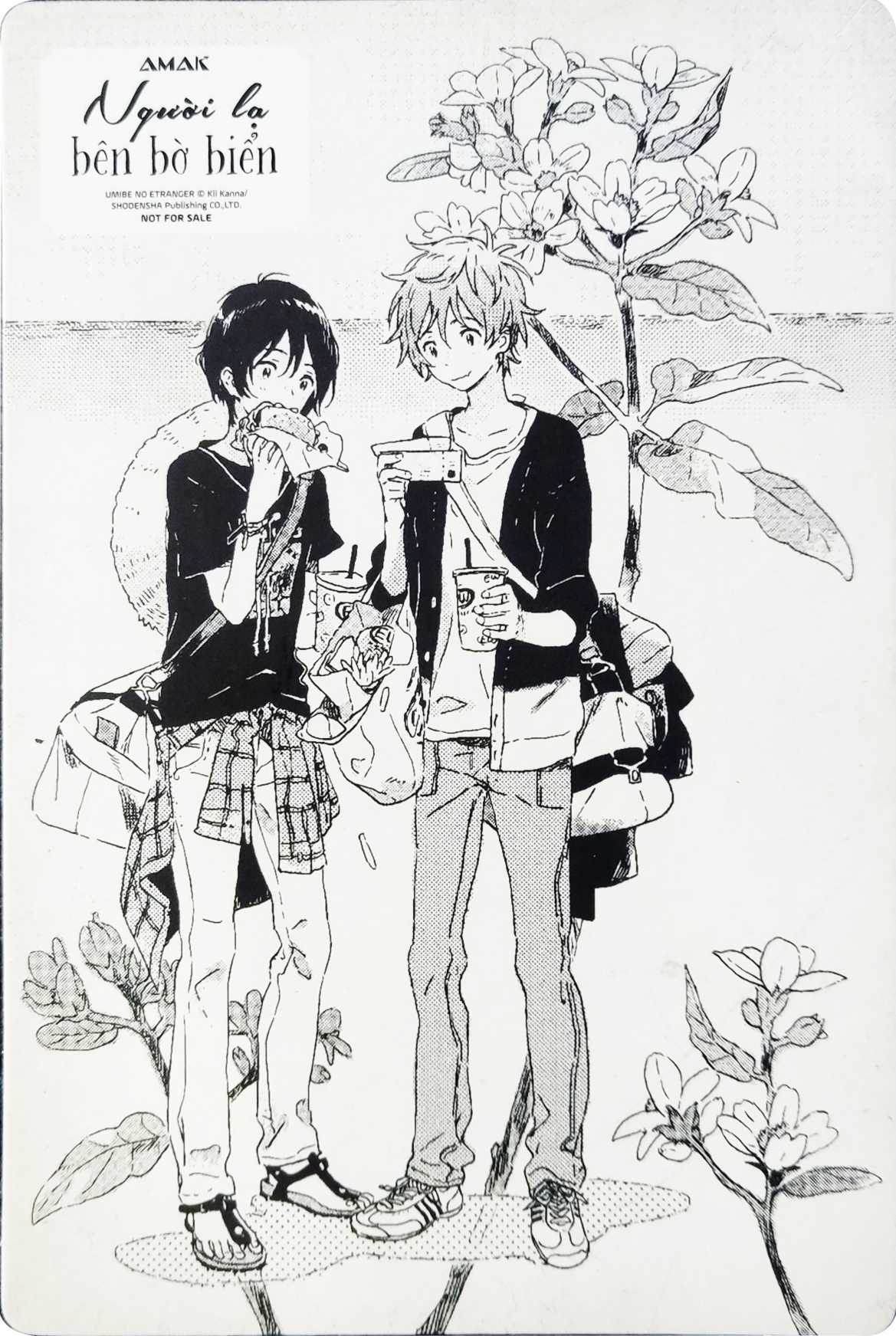 người lạ bên bờ biển - tặng kèm bookmark + postcard + bộ 6 card bo góc cán màng kim tuyến (tái bản 2022) - Ảnh 5