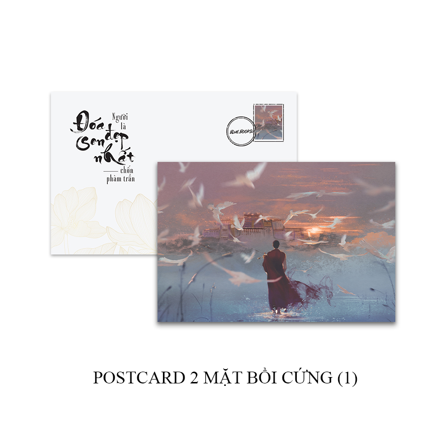 người là đoá sen đẹp nhất chốn phàm trần - tặng kèm 2 postcard hai mặt bồi cứng - Ảnh 3