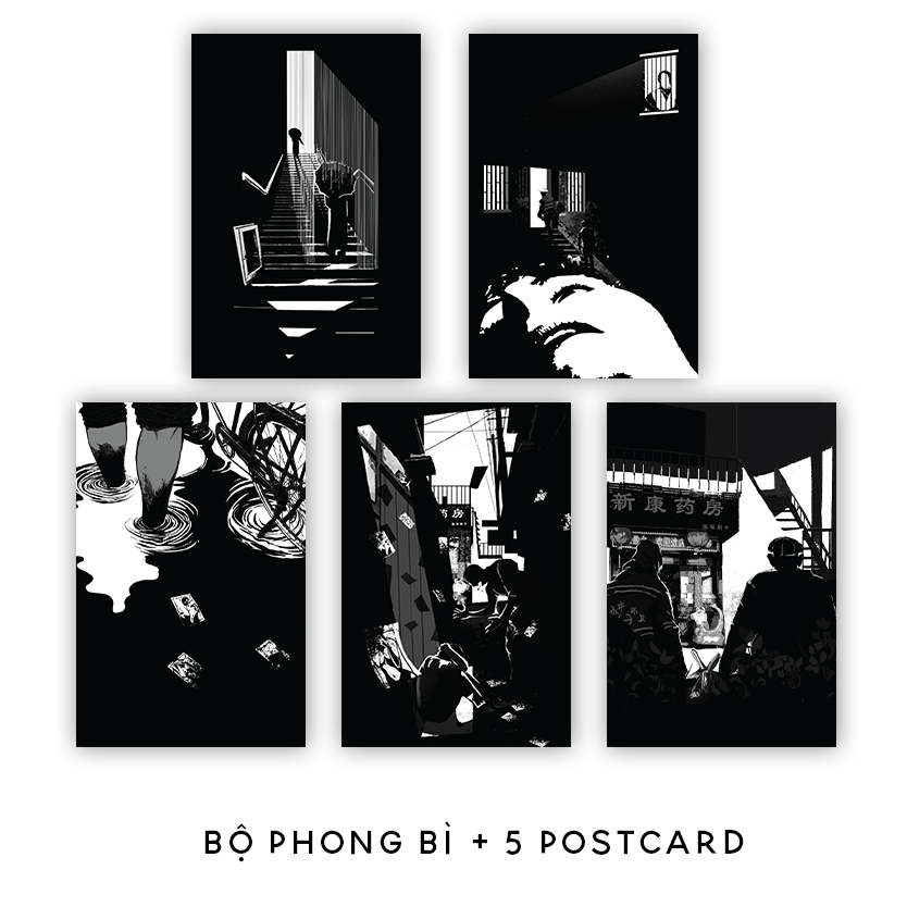 người lạ quanh ta - bản đặc biệt - tặng kèm bộ phong bì và 5 postcard + bookmark hai mặt bồi cứng - Ảnh 6
