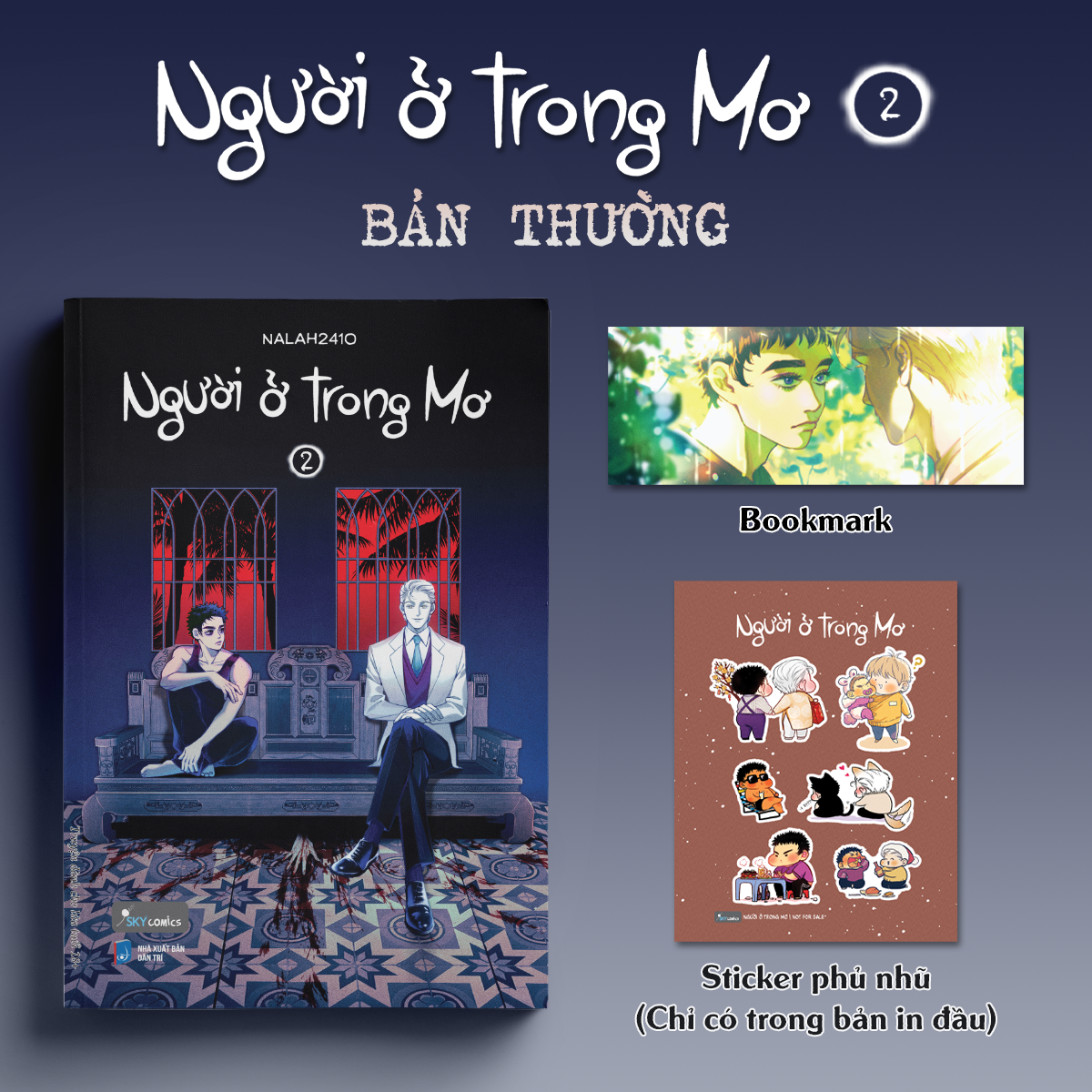 người ở trong mơ - tập 2 - tặng kèm bookmark + sticker phủ nhũ - Ảnh 2