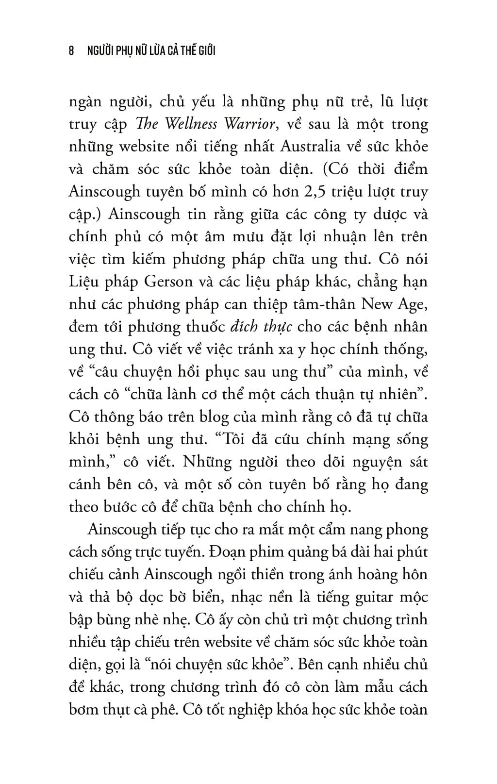 Người Phụ Nữ Lừa Cả Thế Giới - Chân Tướng Của Belle Gibson - Một Chuyên Gia Sức Khỏe Giả Mạo - Ảnh 10
