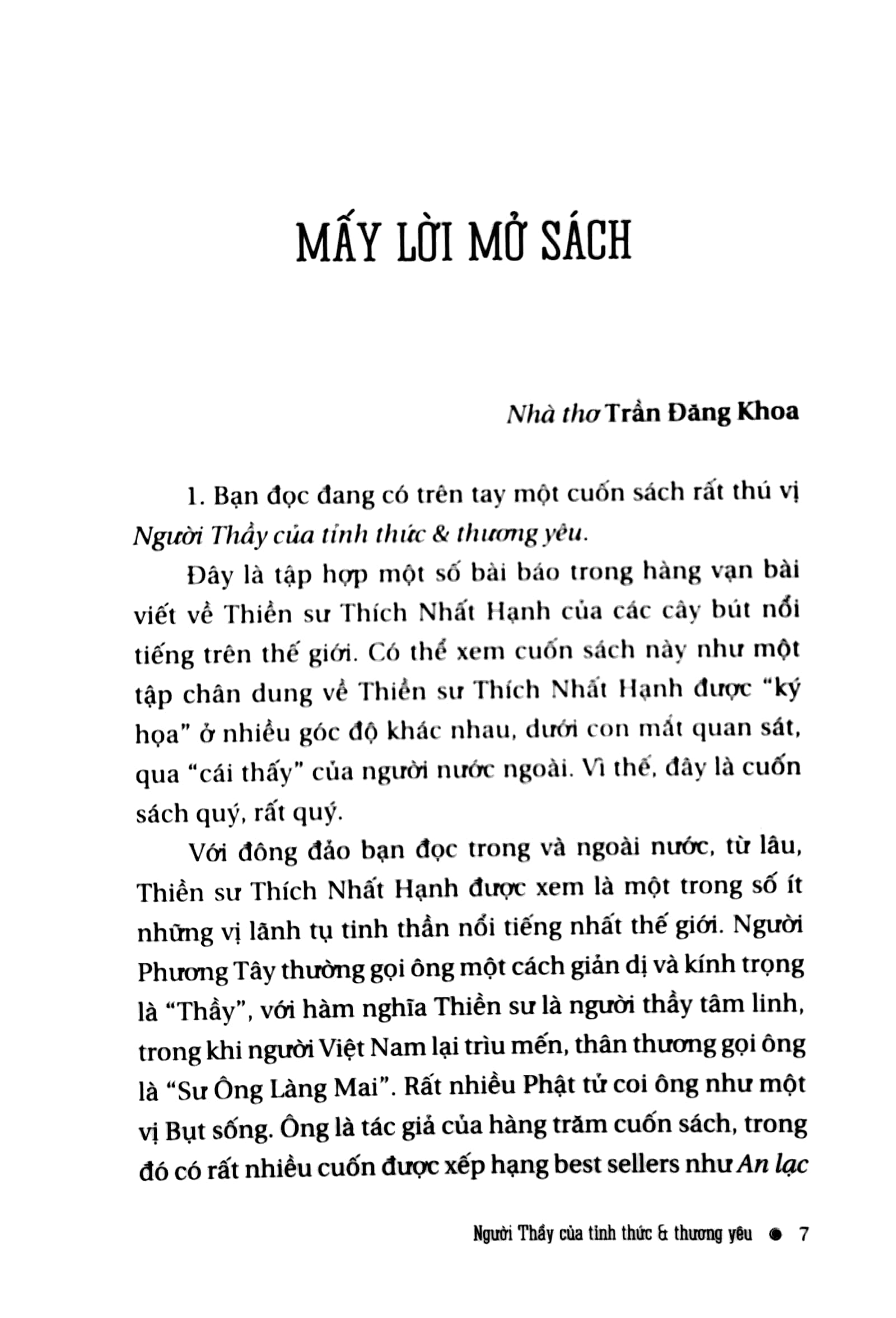 người thầy của tỉnh thức & thương yêu - Ảnh 4
