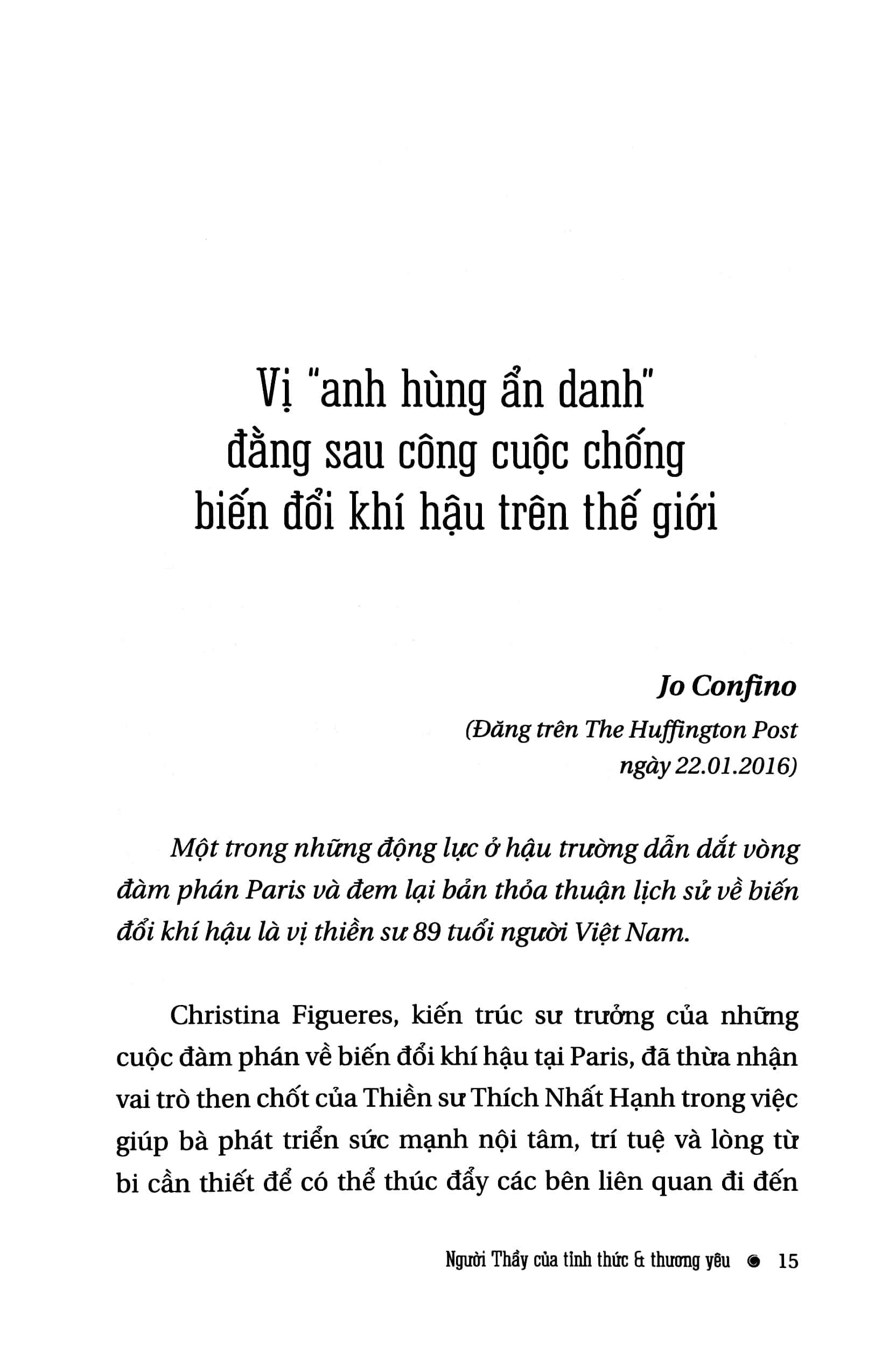 người thầy của tỉnh thức & thương yêu - Ảnh 5