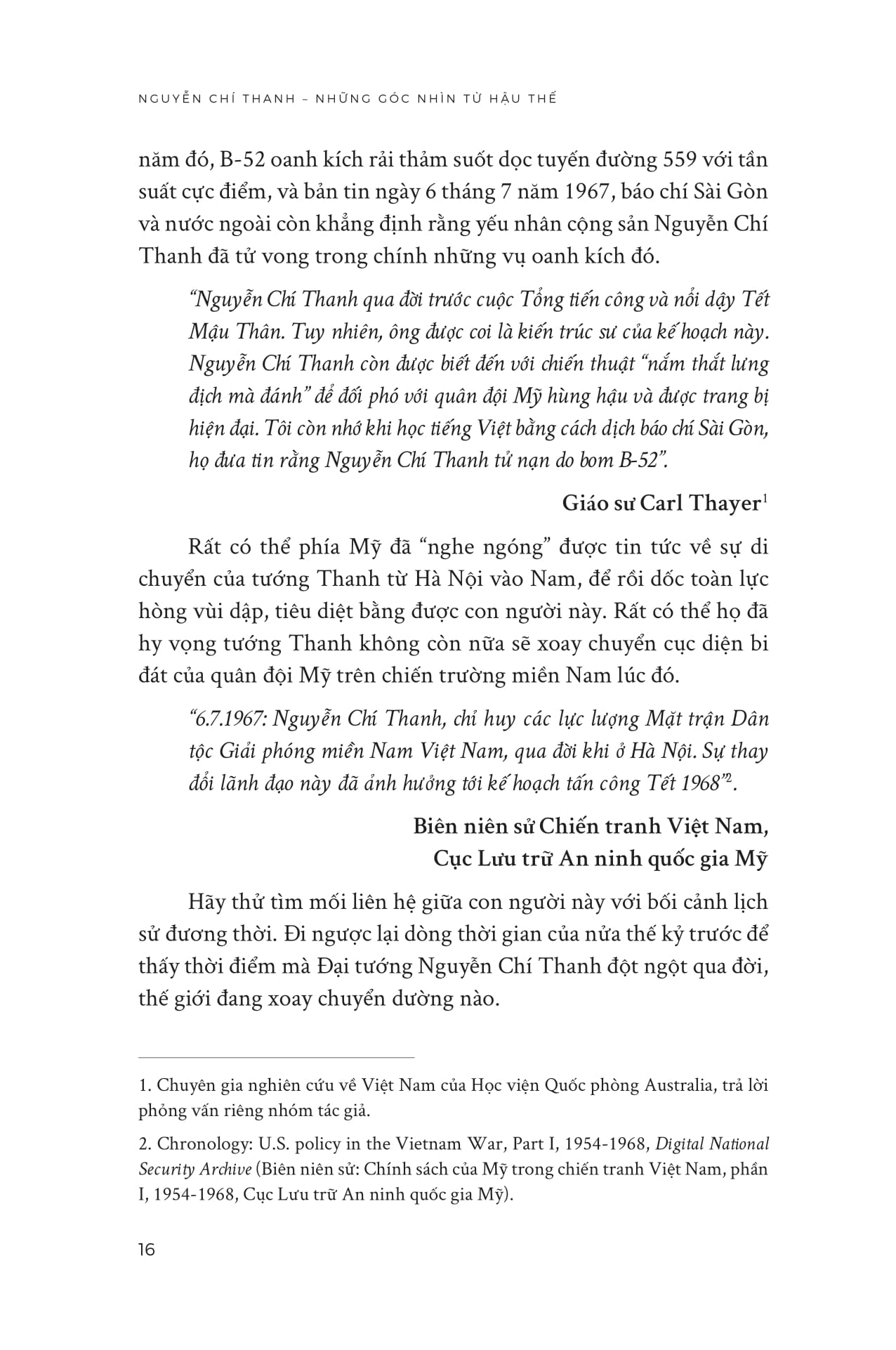 Nguyễn Chí Thanh - Những Góc Nhìn Từ Hậu Thế - Ảnh 14