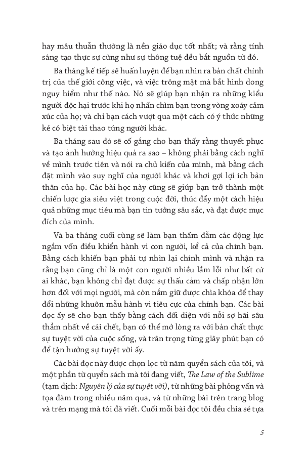 nguyên lý thường nhật - 366 suy ngẫm về quyền lực, quyến rũ, làm chủ, chiến lược, và bản chất con người - Ảnh 11