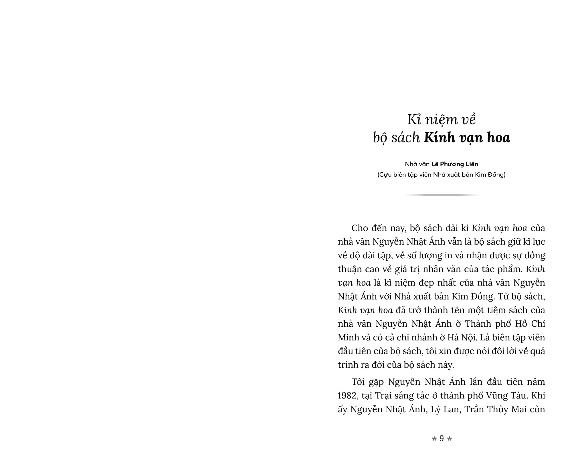 Nguyễn Nhật Ánh Và Kính Vạn Hoa - Chuyện Từ A Đến Z - Ảnh 5