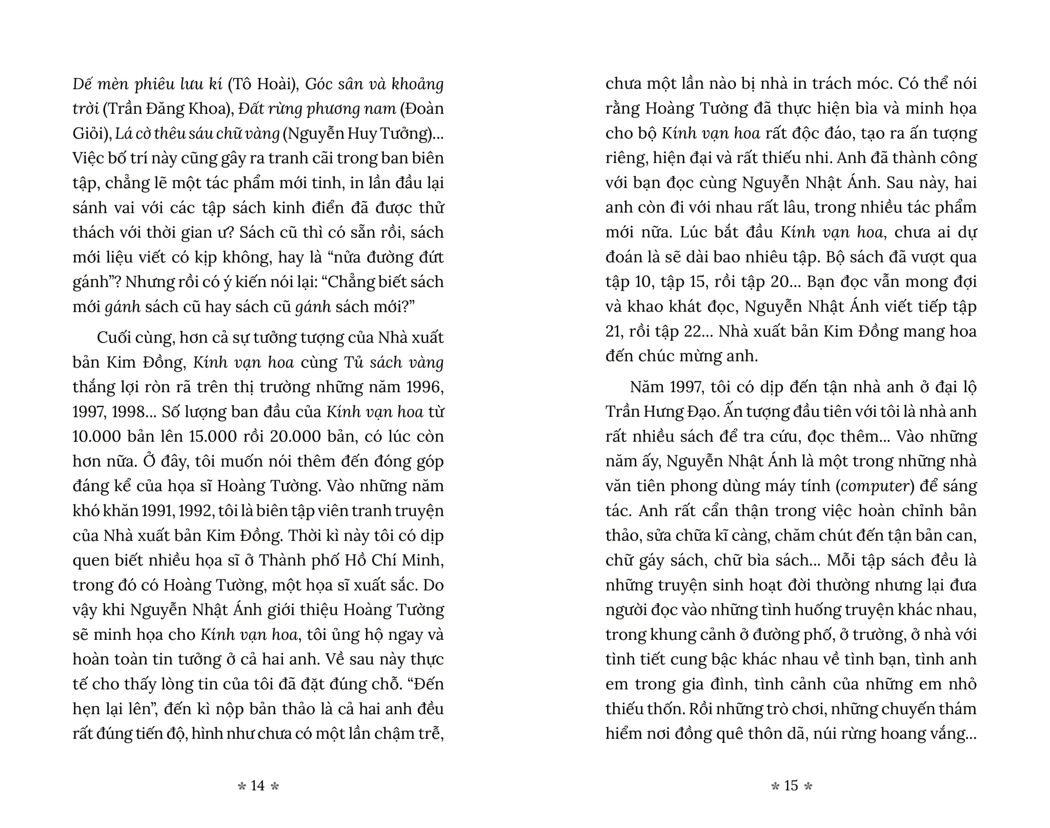 Nguyễn Nhật Ánh Và Kính Vạn Hoa - Chuyện Từ A Đến Z - Ảnh 8