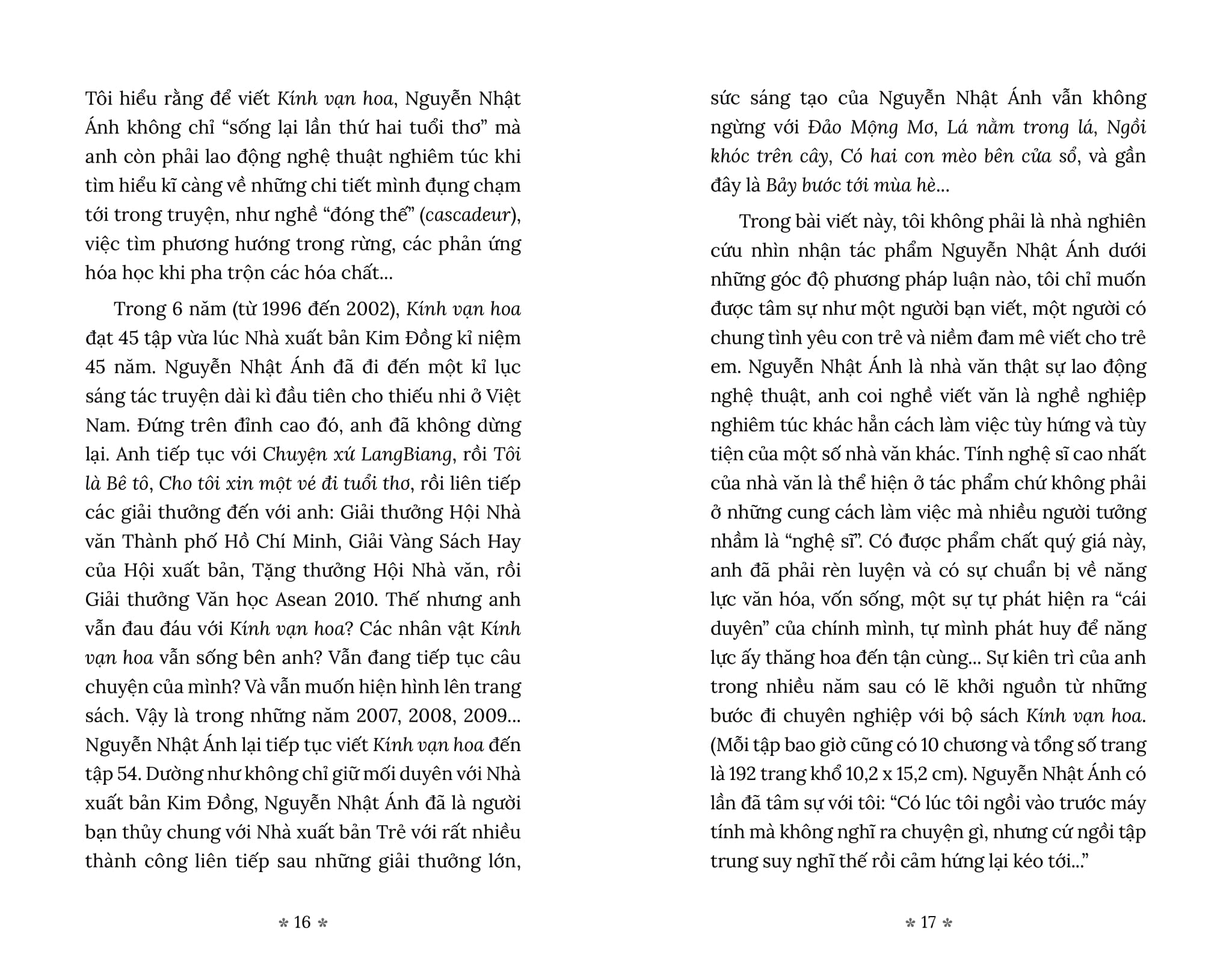 Nguyễn Nhật Ánh Và Kính Vạn Hoa - Chuyện Từ A Đến Z - Ảnh 9