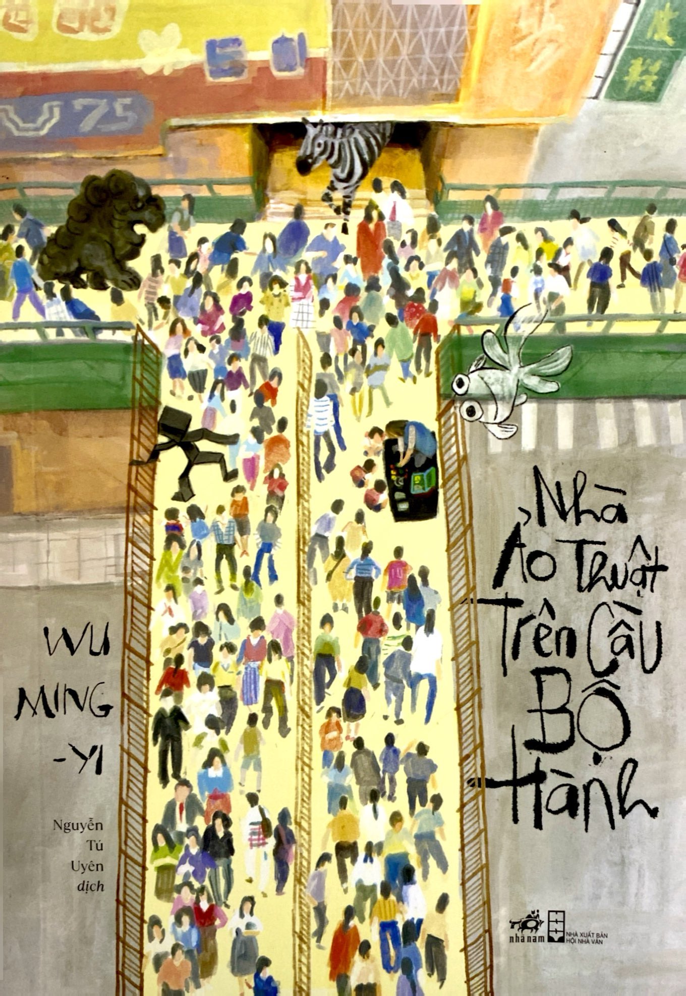 nhà ảo thuật trên cầu bộ hành - Ảnh 2