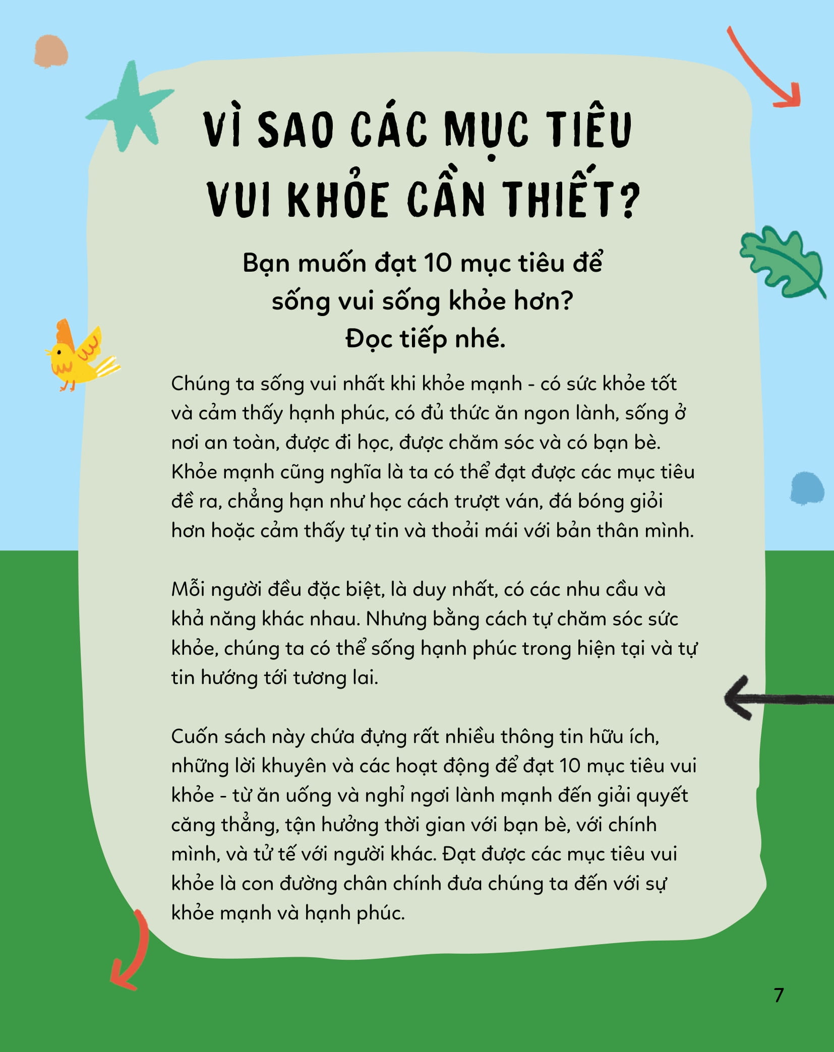 nhà chinh phục tí hon - 10 mục tiêu cho cuộc sống vui khỏe - Ảnh 4