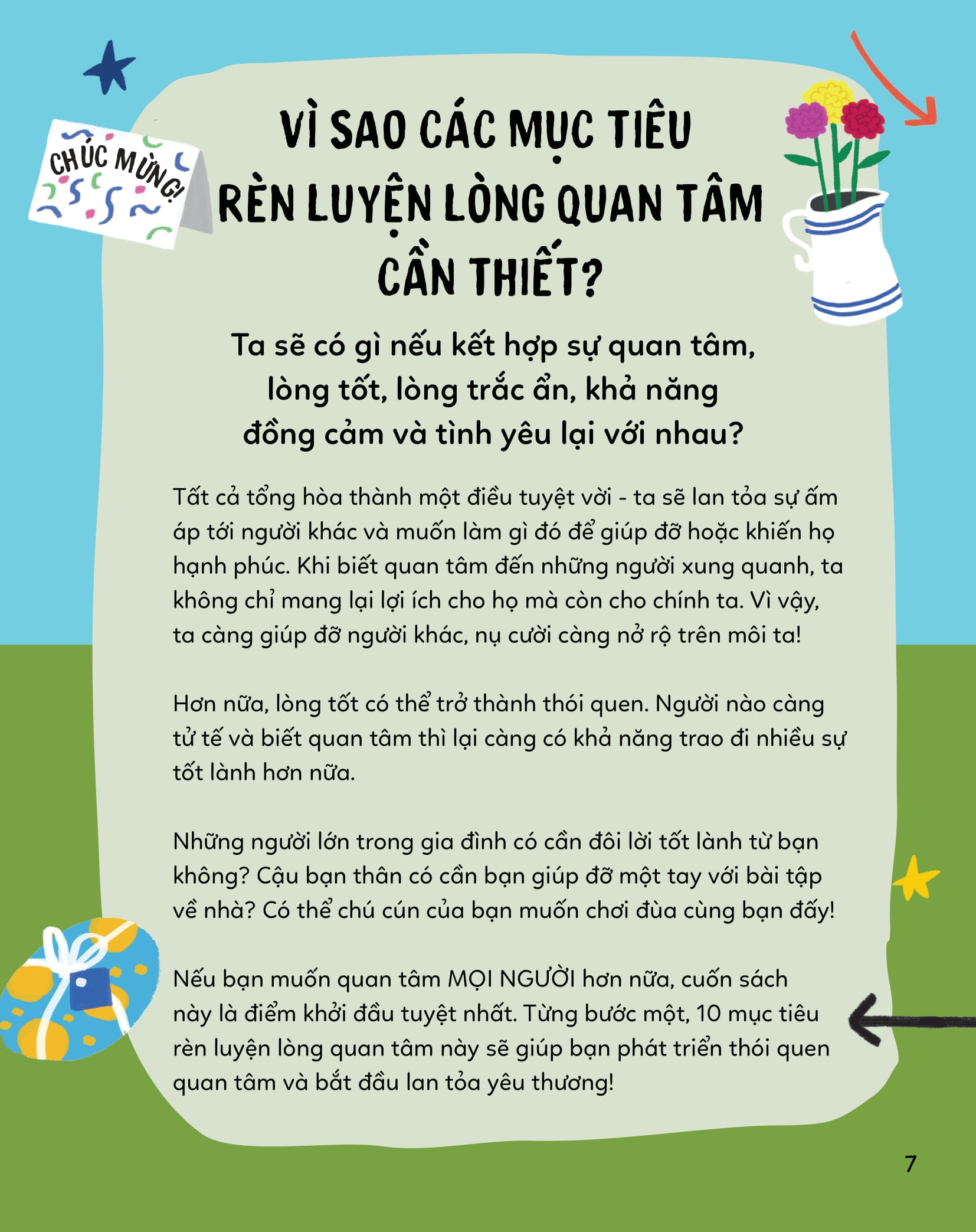 nhà chinh phục tí hon - 10 mục tiêu rèn luyện lòng quan tâm - Ảnh 4