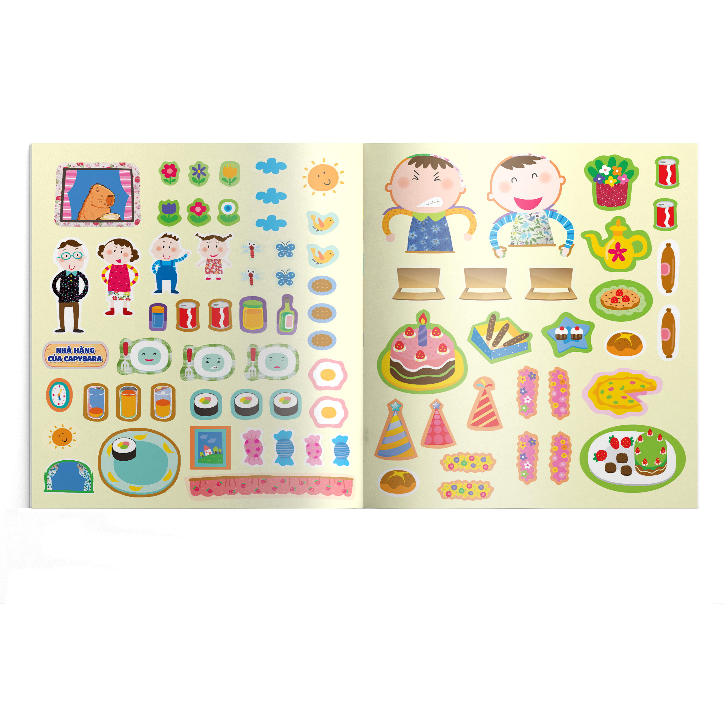 nhà hàng của capybara- sticker sáng tạo cq - Ảnh 4