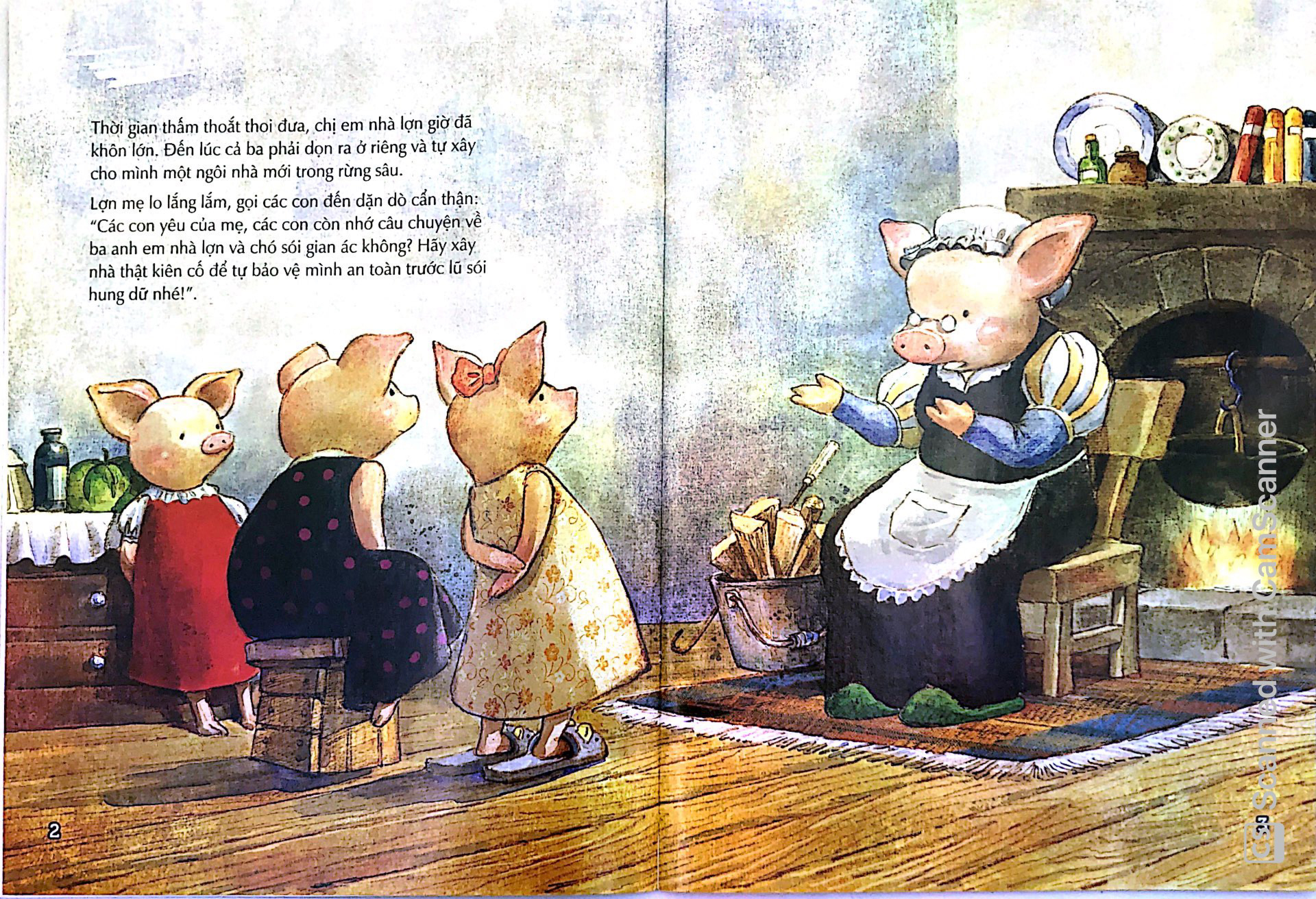 nhà lãnh đạo nhí - ba chị em lợn con - Ảnh 3