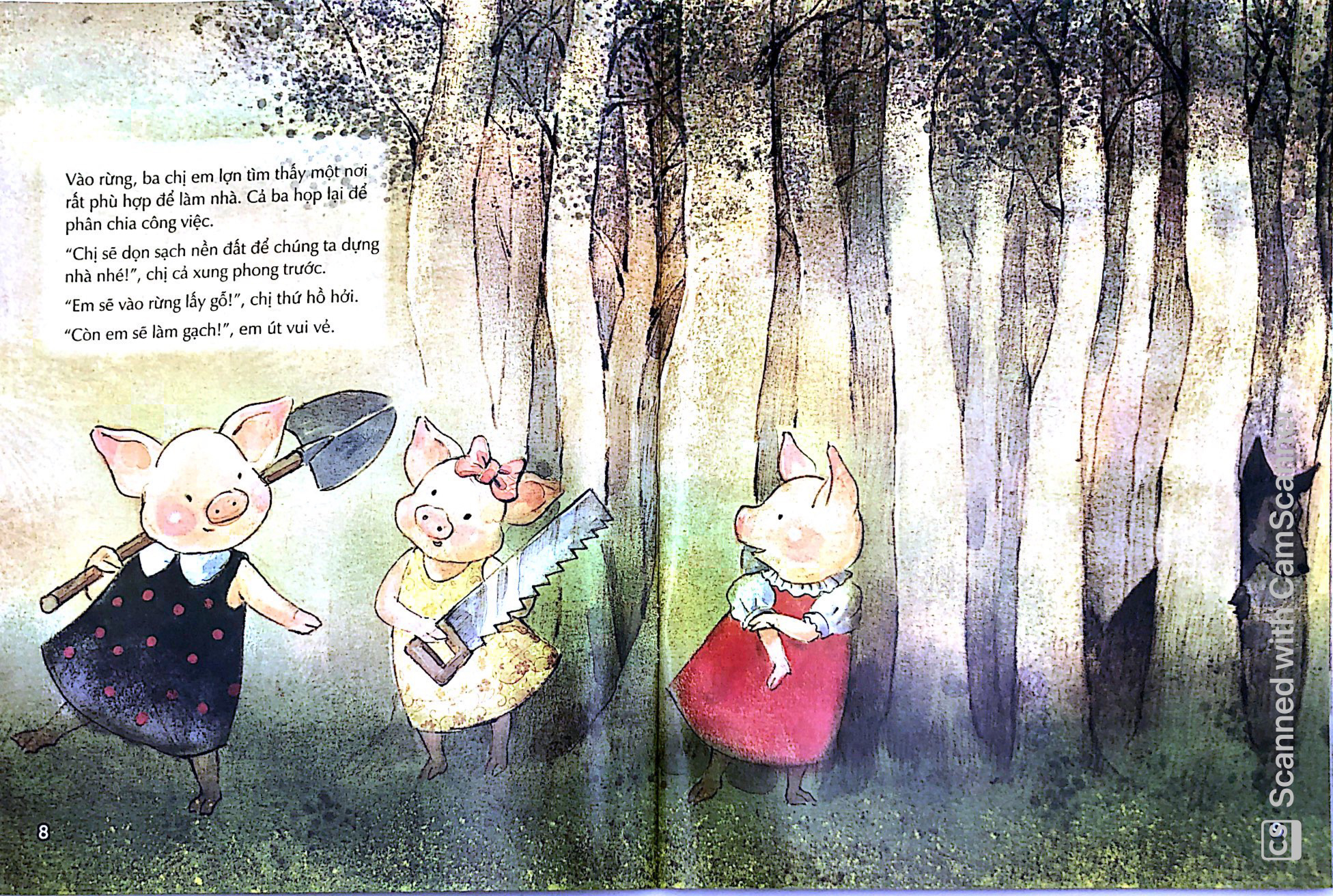 nhà lãnh đạo nhí - ba chị em lợn con - Ảnh 6