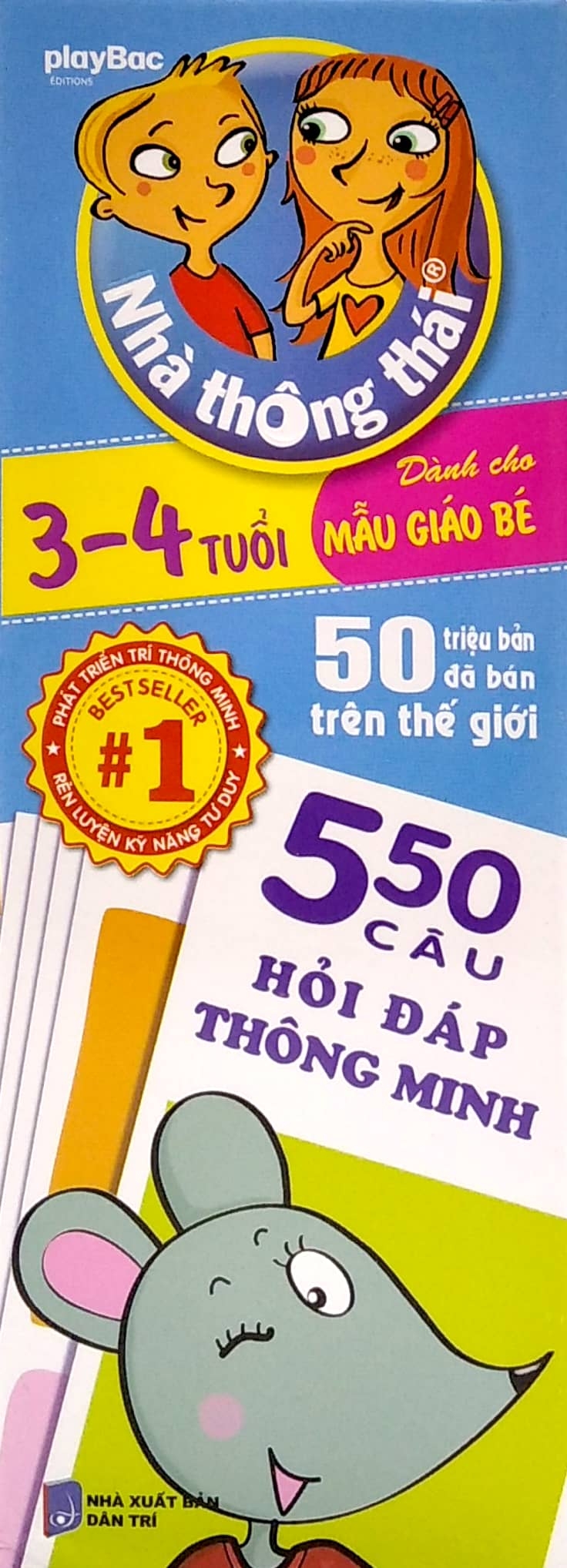 nhà thông thái - 550 câu hỏi đáp thông minh (3-4 tuổi) - Ảnh 2