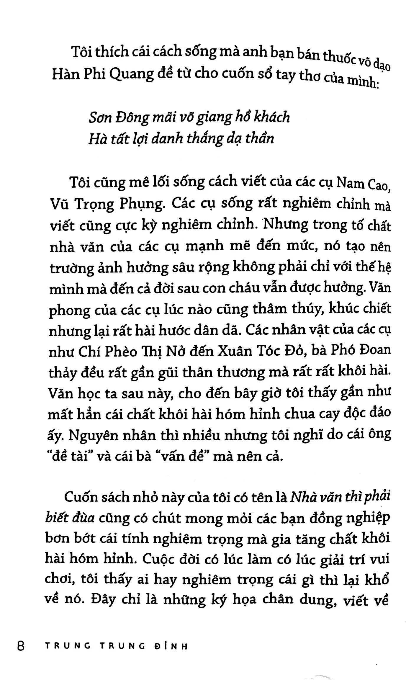 nhà văn thì phải biết đùa - trung trung đỉnh - Ảnh 5