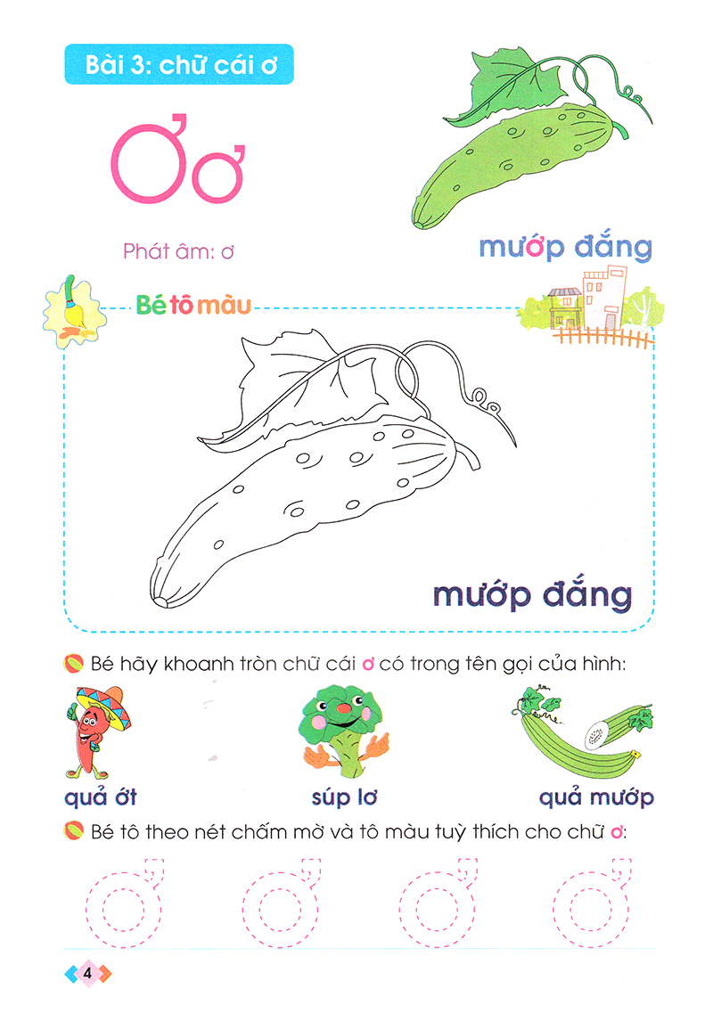 nhận biết và làm quen với chữ cái (dành cho trẻ 4 - 5 tuổi) - Ảnh 6