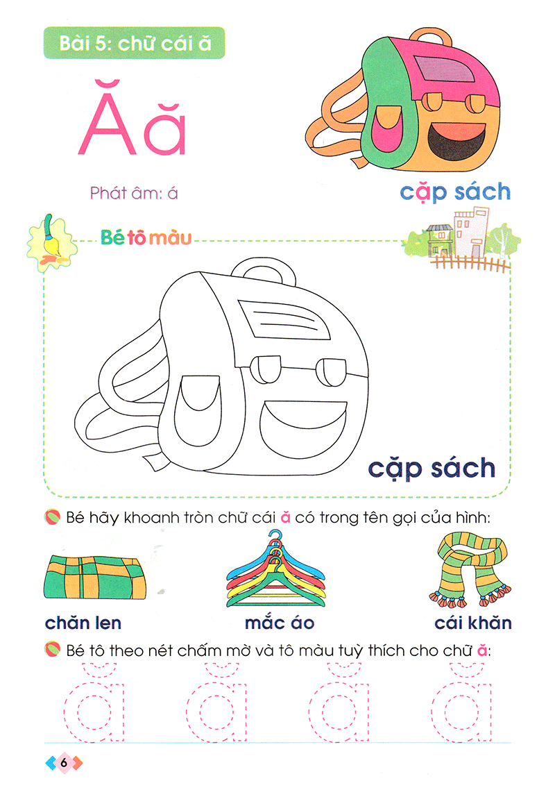 nhận biết và làm quen với chữ cái (dành cho trẻ 4 - 5 tuổi) - Ảnh 8
