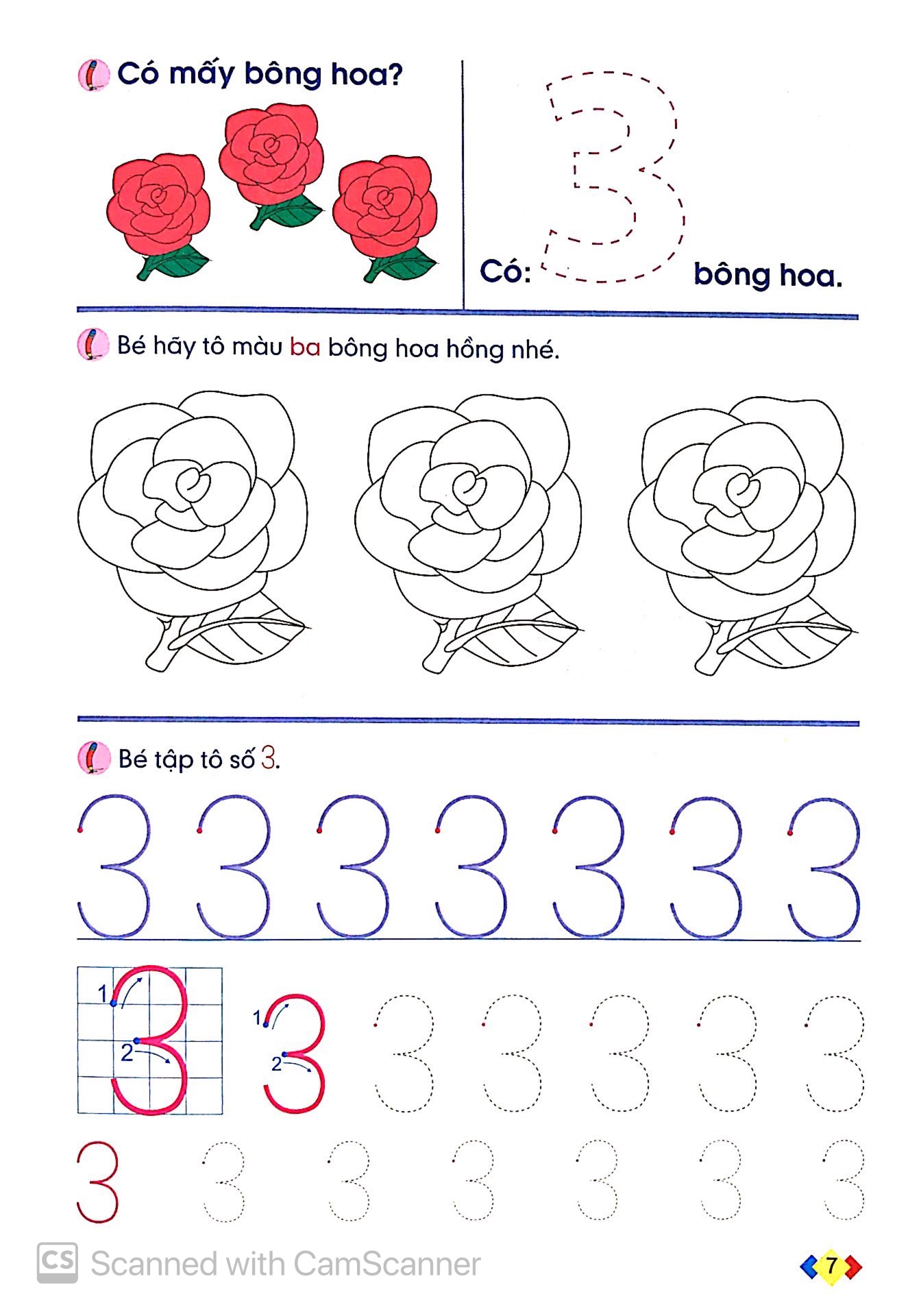 nhận biết và làm quen với chữ số - Ảnh 8