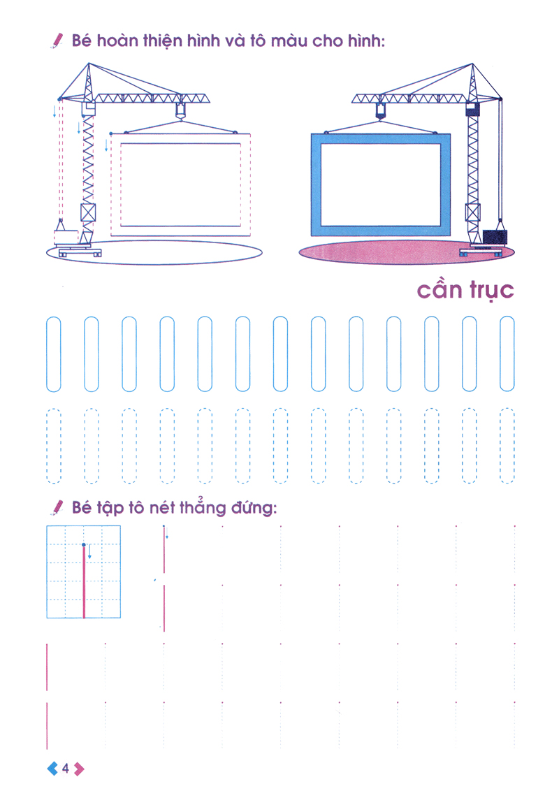 nhận biết và làm quen với nét cơ bản (dành cho trẻ 4 - 5 tuổi) - Ảnh 4