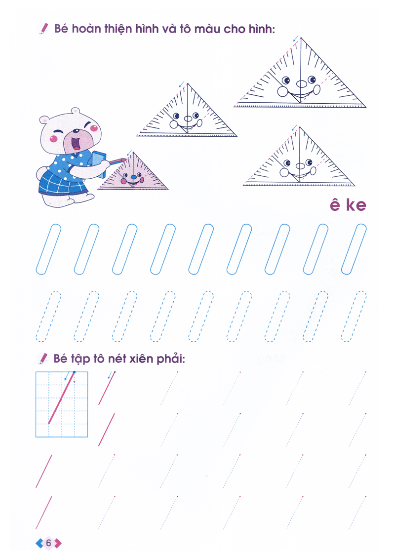 nhận biết và làm quen với nét cơ bản (dành cho trẻ 4 - 5 tuổi) - Ảnh 6