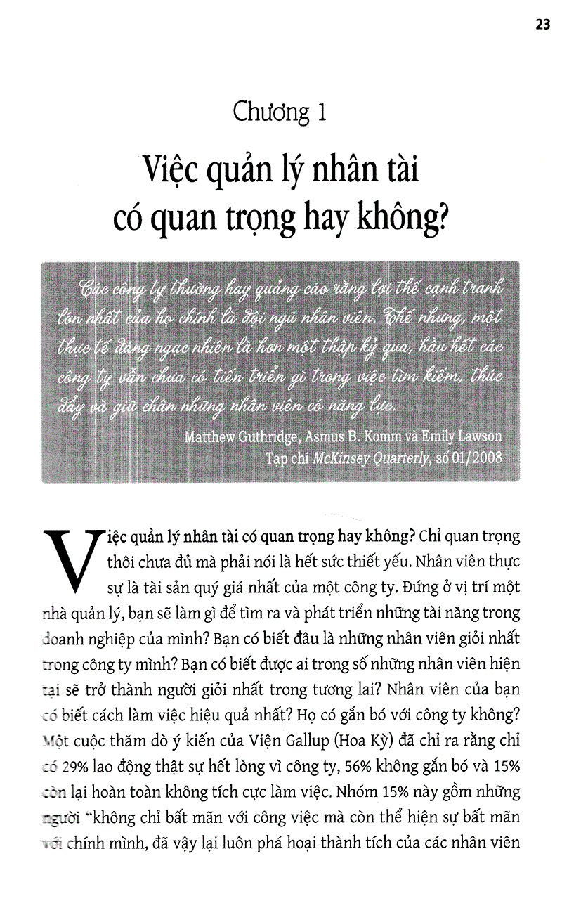 nhân tài của bạn - họ là ai? - Ảnh 4