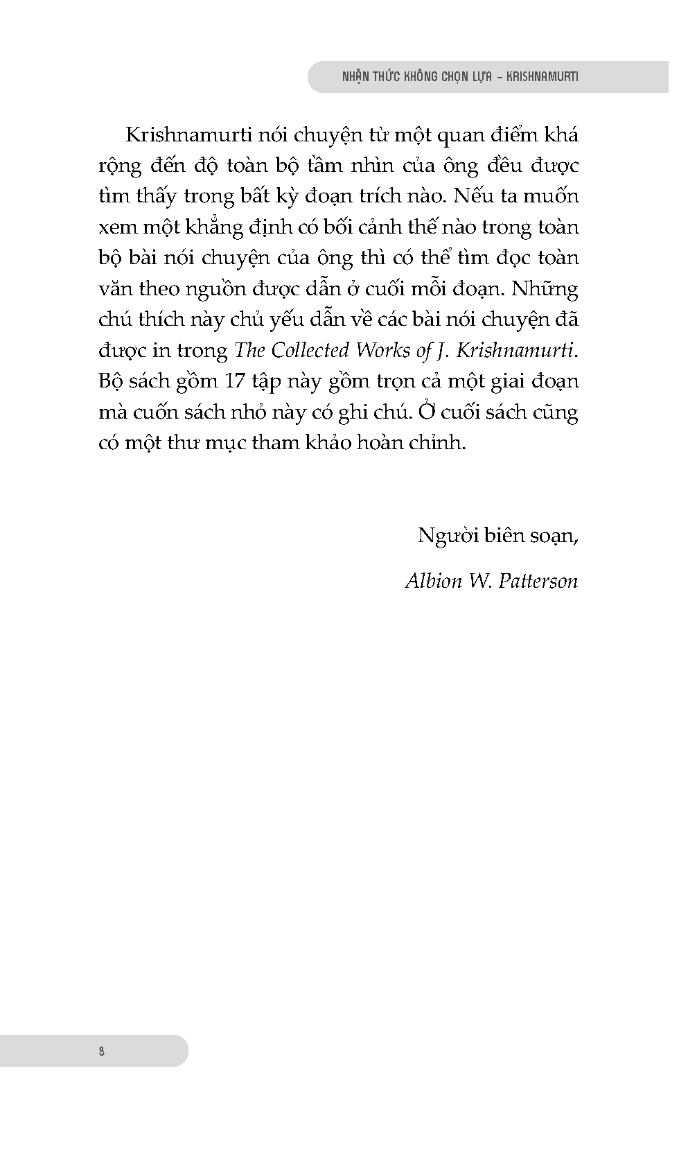 nhận thức không chọn lựa - vượt qua rào cản ý nghĩ và ngôn từ - Ảnh 5