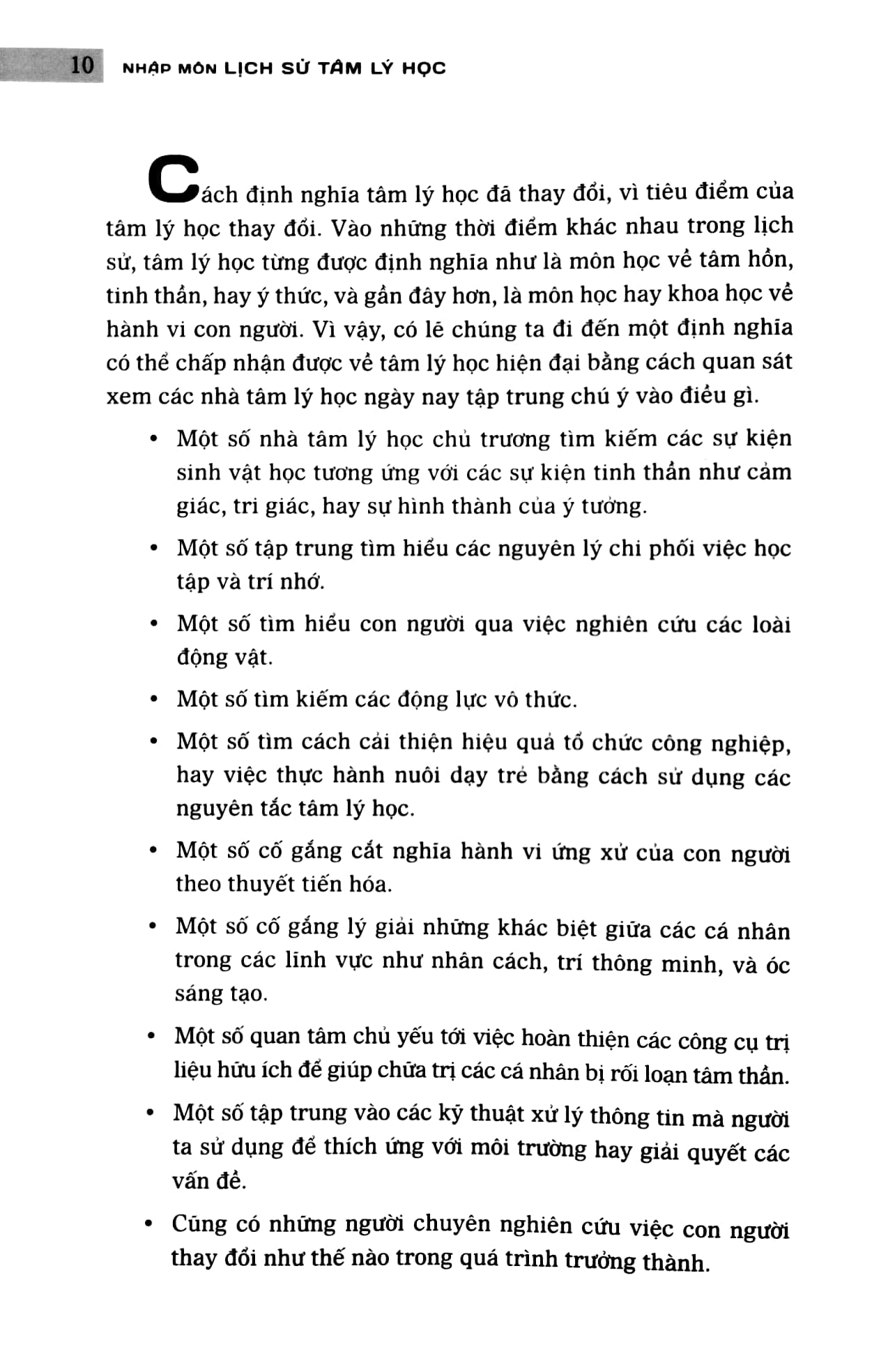 nhập môn lịch sử tâm lý học - bìa cứng (tái bản 2023) - Ảnh 4