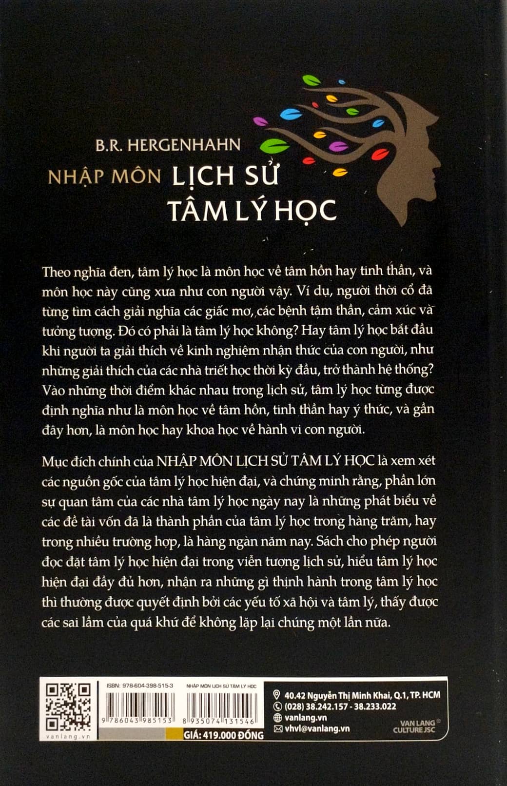nhập môn lịch sử tâm lý học - bìa cứng (tái bản 2023) - Ảnh 6