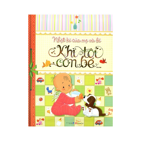 Bìa sách nhật kí của mẹ và bé – khi tôi còn bé