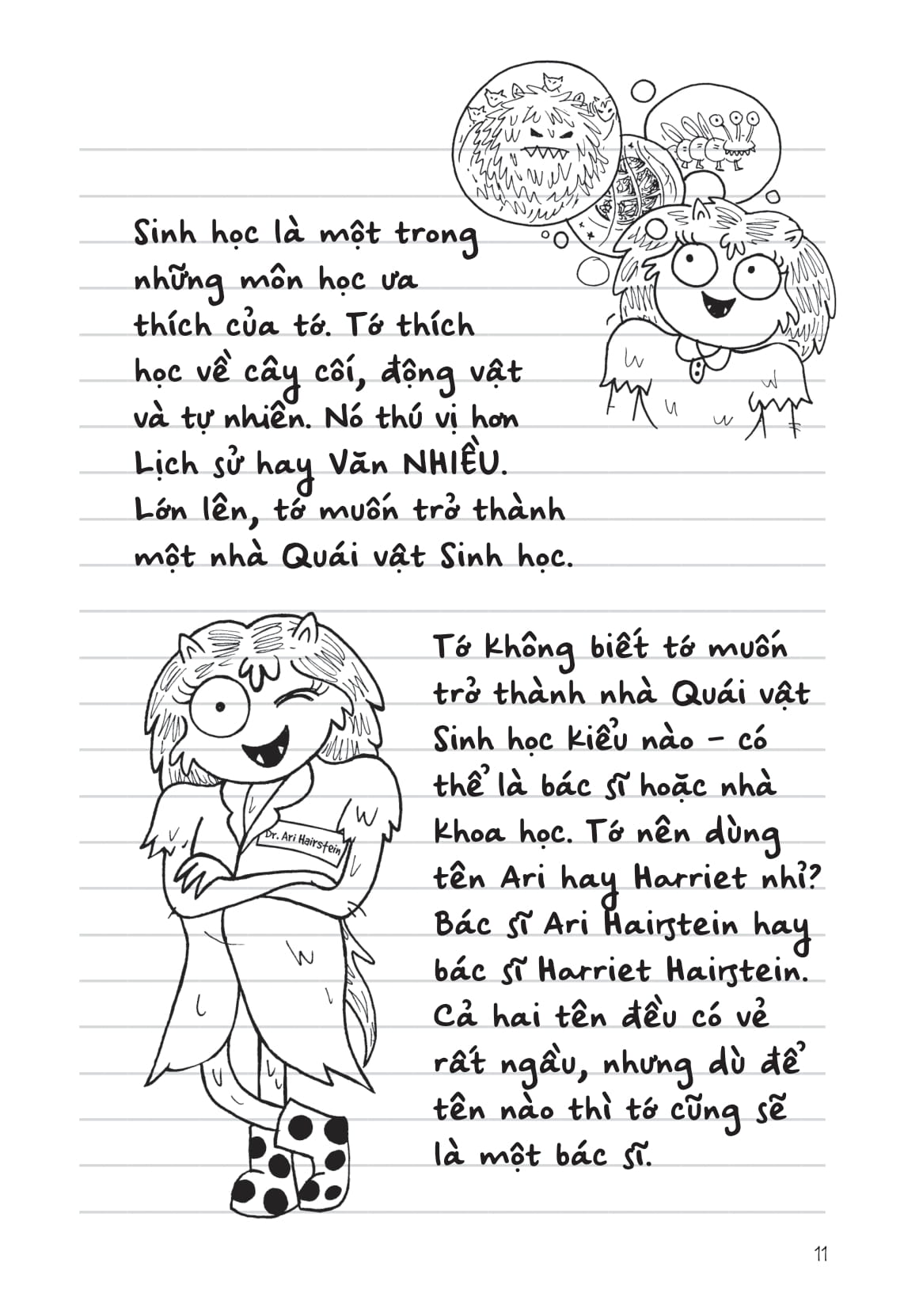 Nhật Kí Đi Học Của Quái Vật Nhỏ - Đứng Thuyết Trình Run Ghê! (Nhưng Tớ Đã Chiến Thắng, Ngầu Chưa?) - Ảnh 10