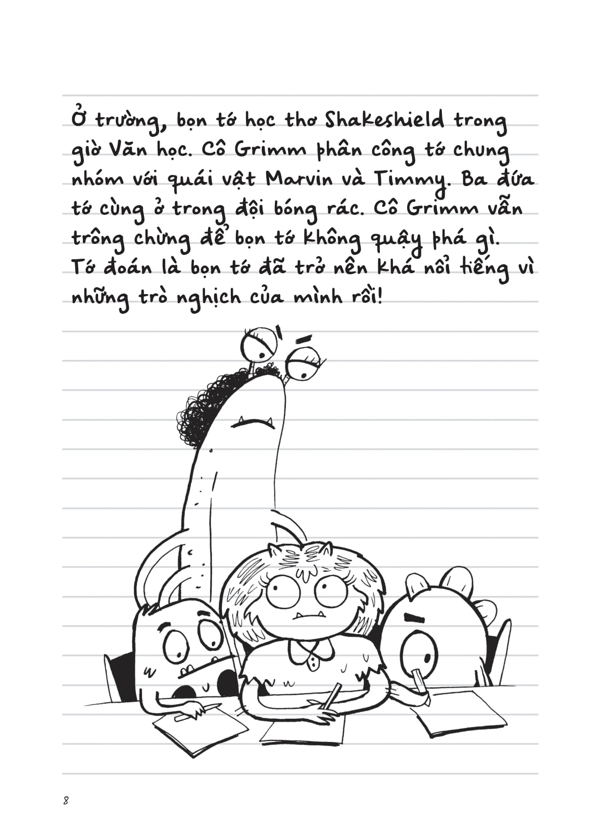 Nhật Kí Đi Học Của Quái Vật Nhỏ - Đứng Thuyết Trình Run Ghê! (Nhưng Tớ Đã Chiến Thắng, Ngầu Chưa?) - Ảnh 7