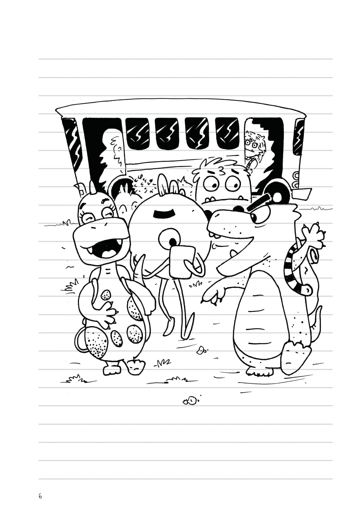 Nhật Kí Đi Học Của Quái Vật Nhỏ - Kết Bạn Chẳng Dễ Gì! (Nhưng Tớ Đã Xử Lí Được Tốt, Chất Lừ!) - Ảnh 5