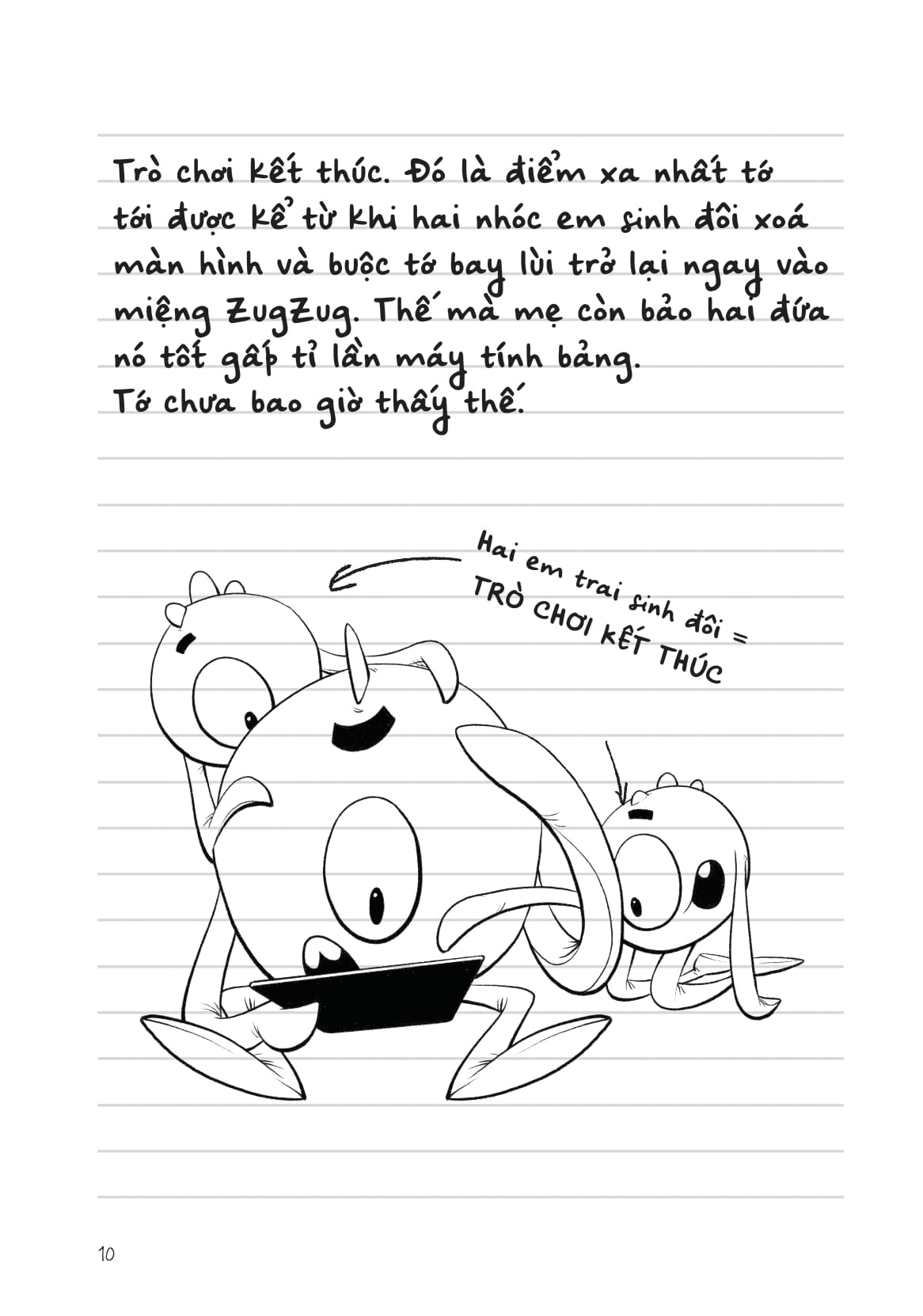 Nhật Kí Đi Học Của Quái Vật Nhỏ - Nghiện Thiết Bị Điện Tử (Nhưng Tớ Đã "Cai" Được, Thành Công Mĩ Mãn) - Ảnh 9