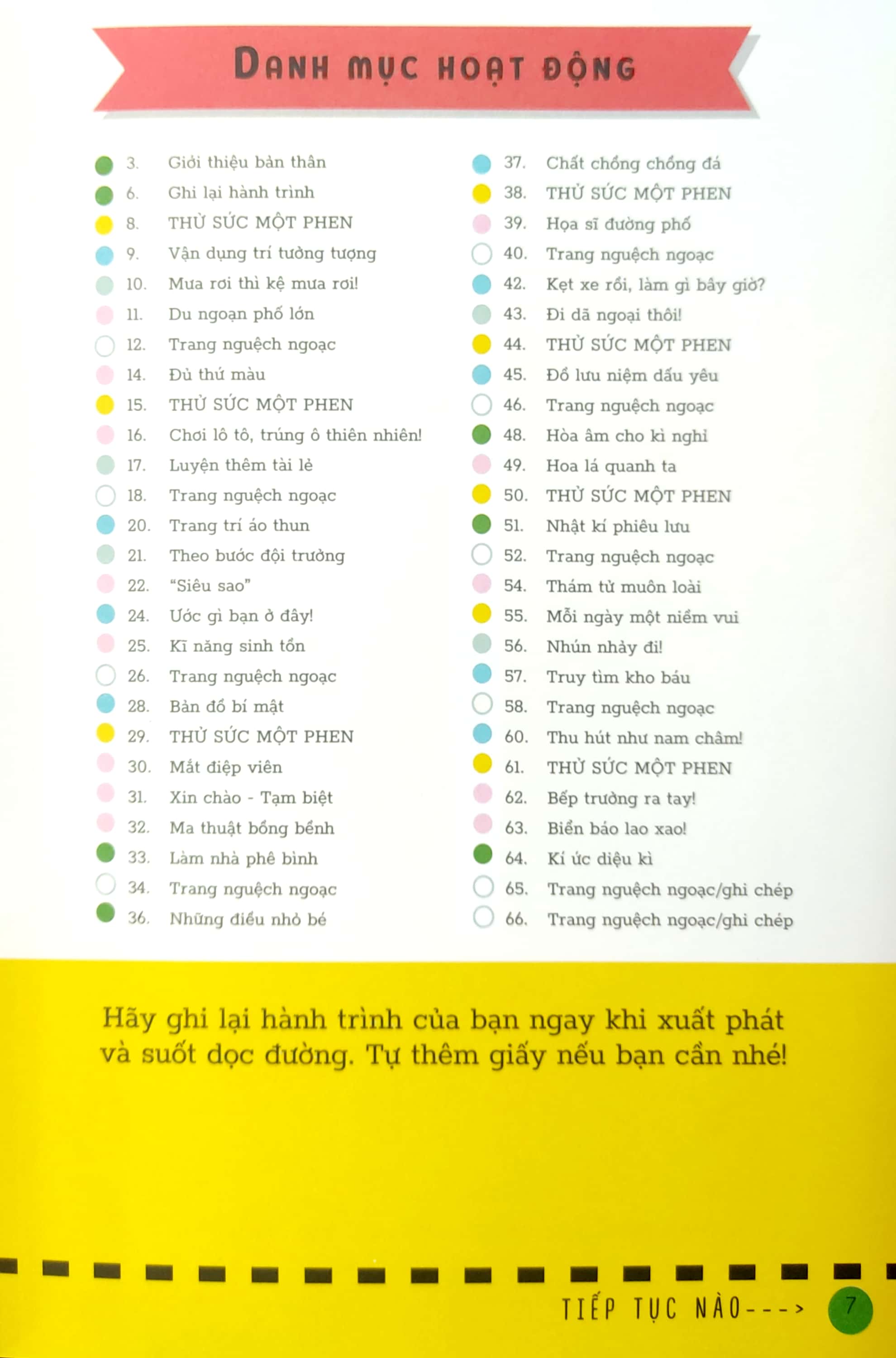 nhật kí phiêu lưu - 50 thử thách cho kì nghỉ siêu lí thú - Ảnh 5